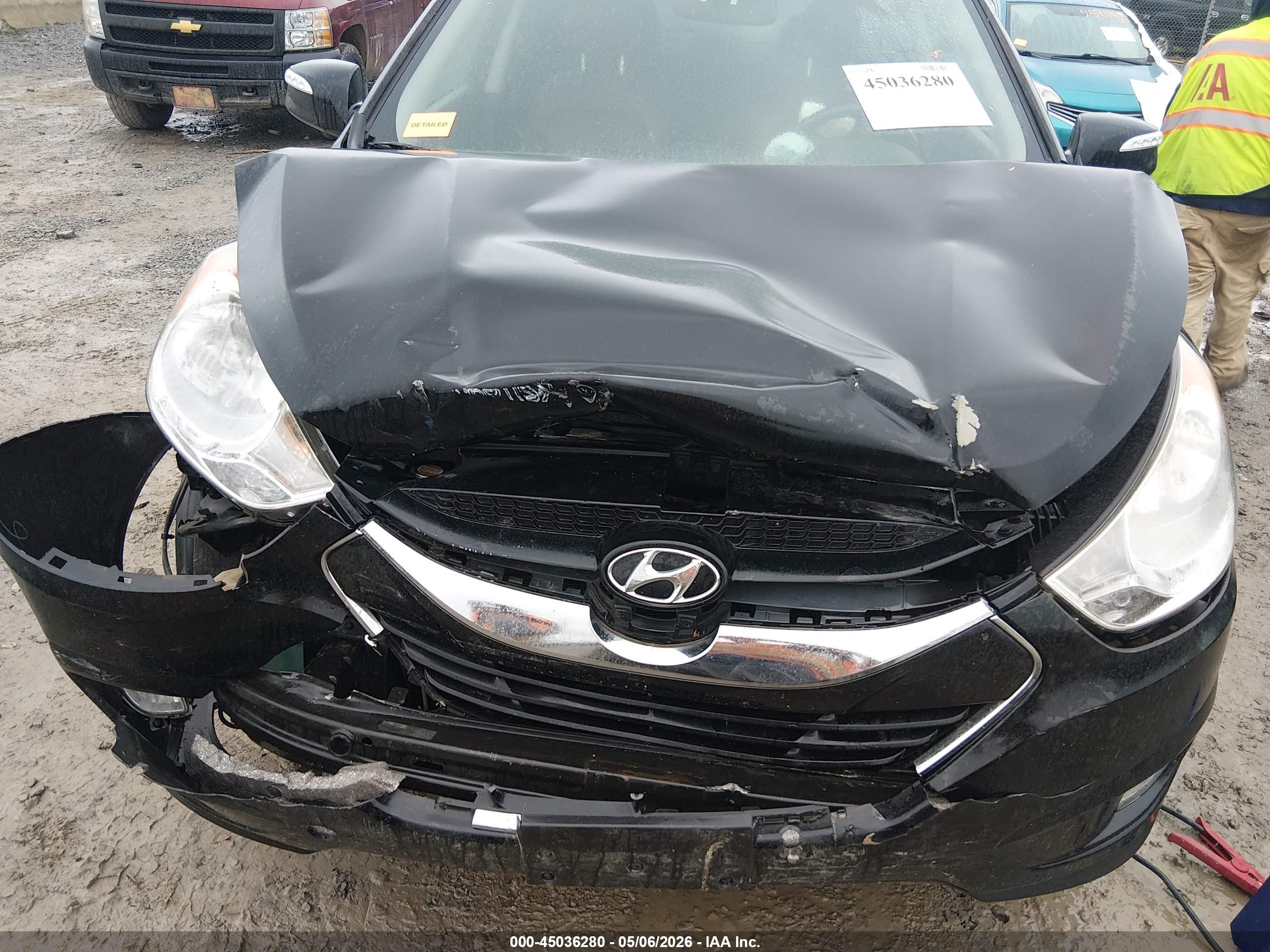 2011 Hyundai Tucson Limited Black vin: KM8JU3AC3BU131871