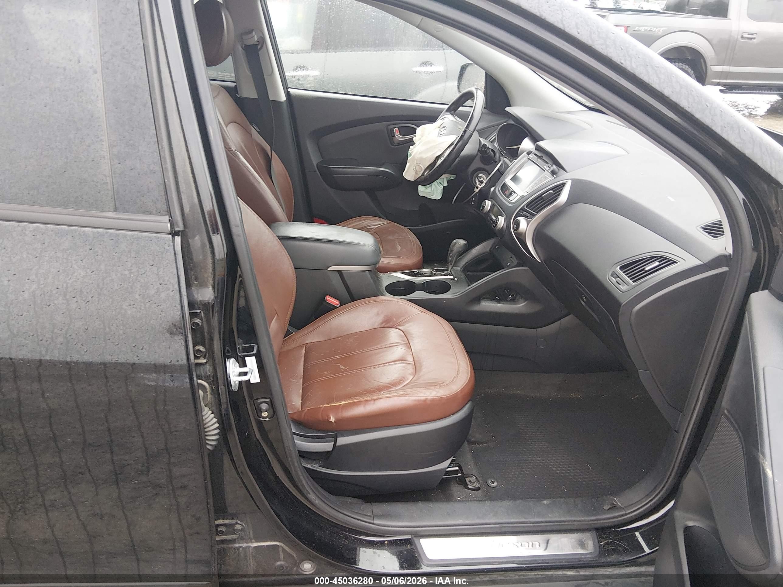 2011 Hyundai Tucson Limited Black vin: KM8JU3AC3BU131871