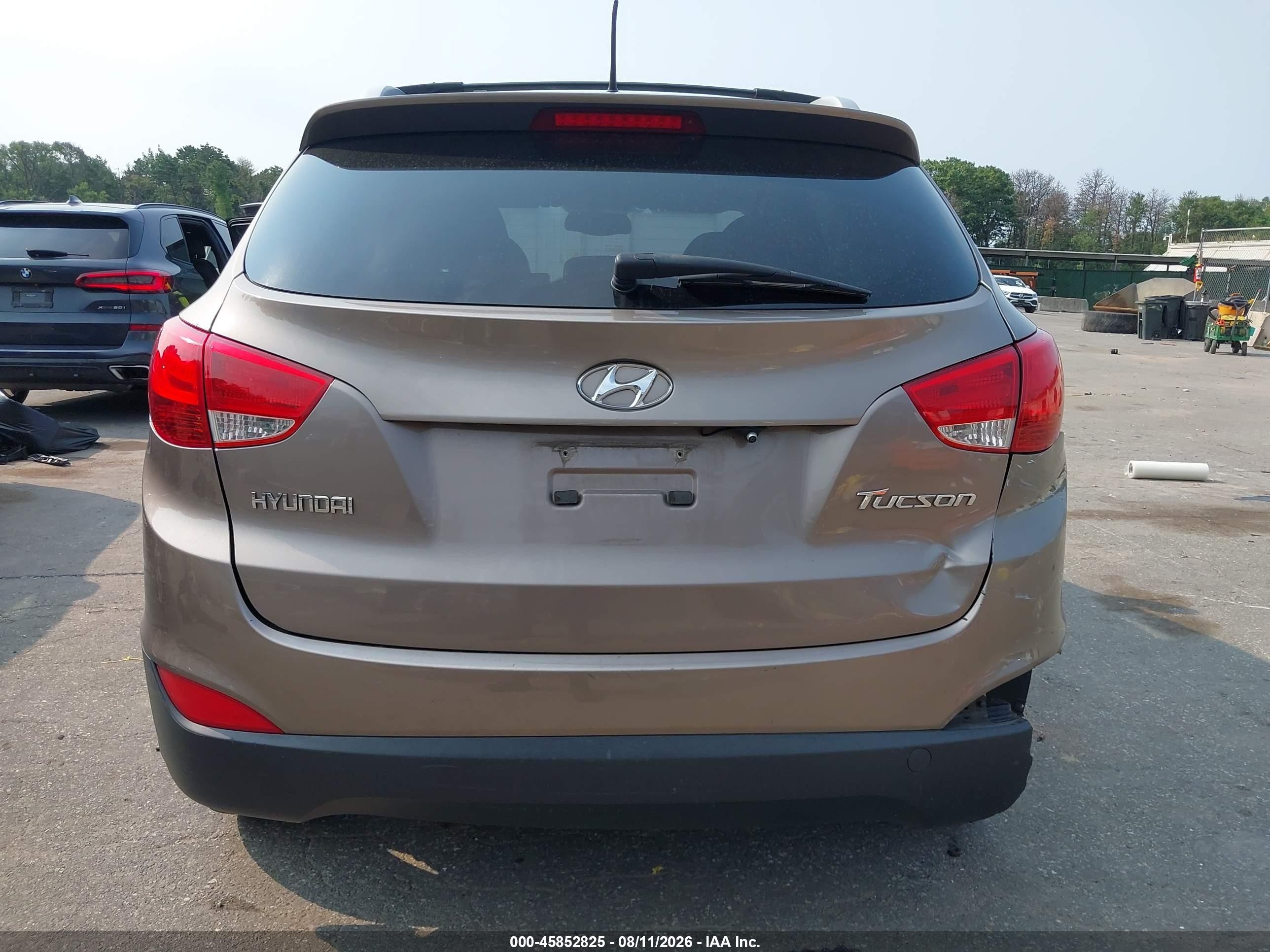 2011 Hyundai Tucson Gls Brown vin: KM8JU3AC3BU190242