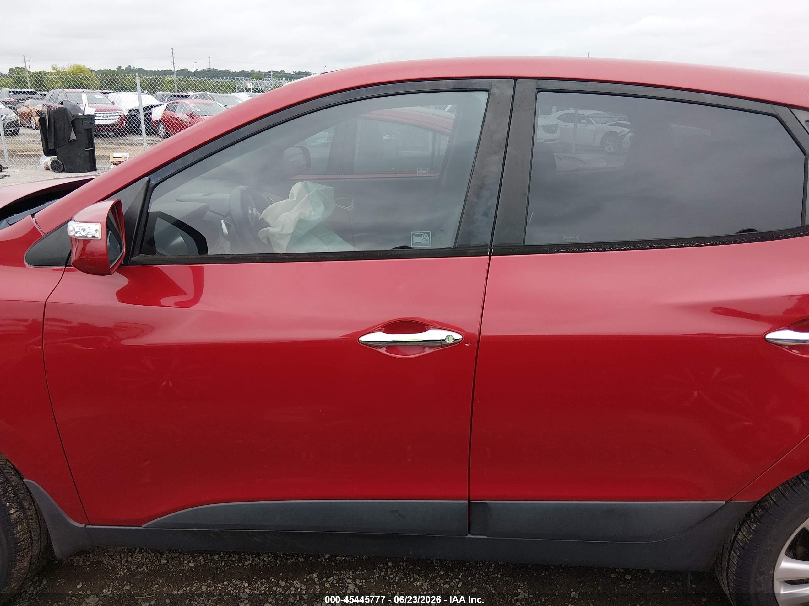 2011 Hyundai Tucson Limited Red vin: KM8JU3AC3BU217066