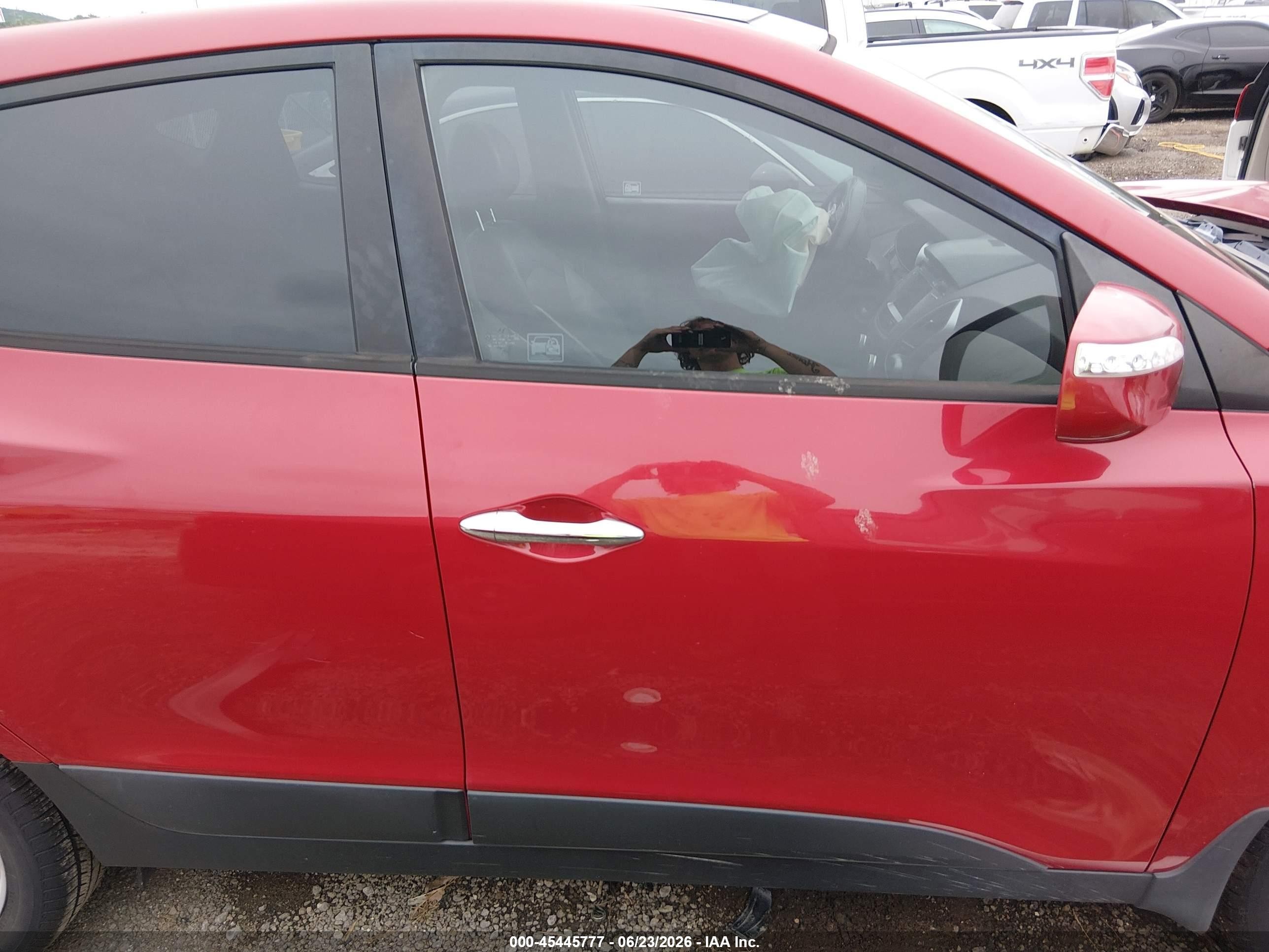2011 Hyundai Tucson Limited Red vin: KM8JU3AC3BU217066