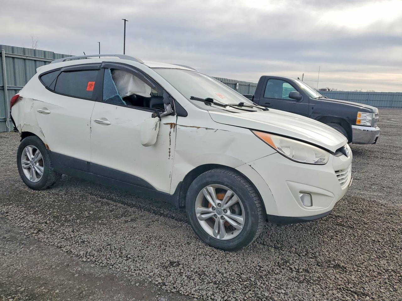 2011 Hyundai Tucson Gls White vin: KM8JU3AC3BU251542