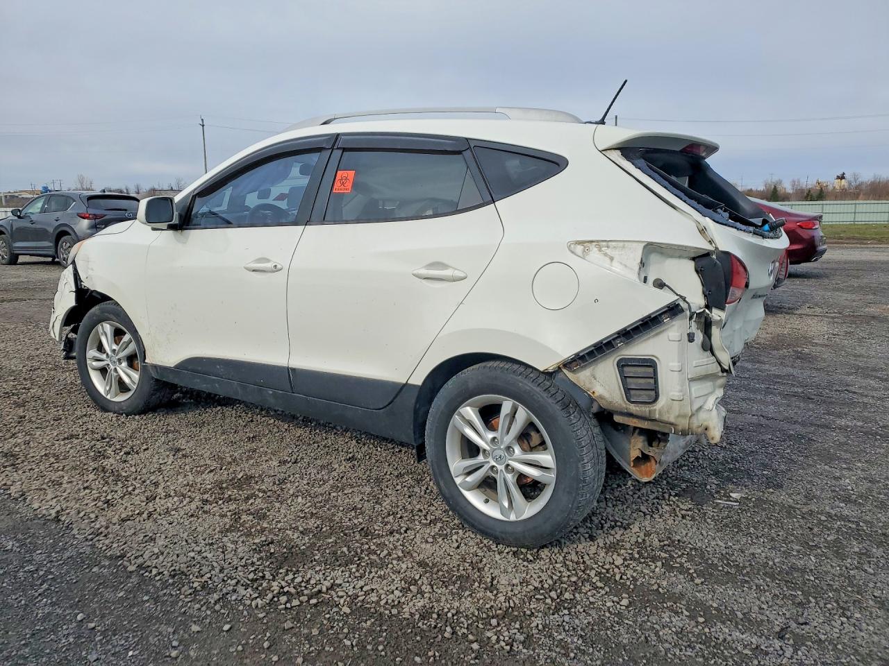 2011 Hyundai Tucson Gls White vin: KM8JU3AC3BU251542