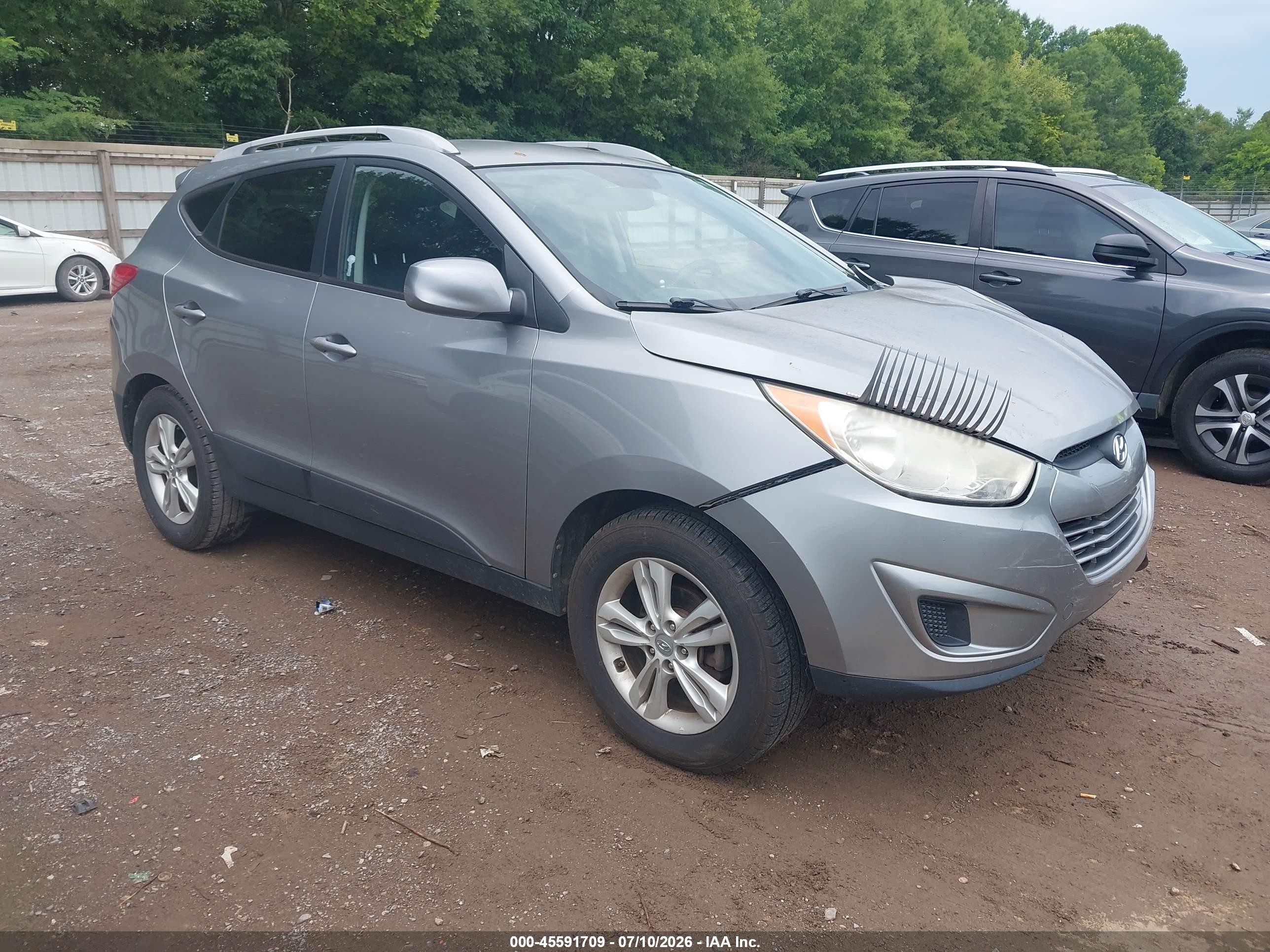 2011 Hyundai Tucson Gls Silver vin: KM8JU3AC3BU257020