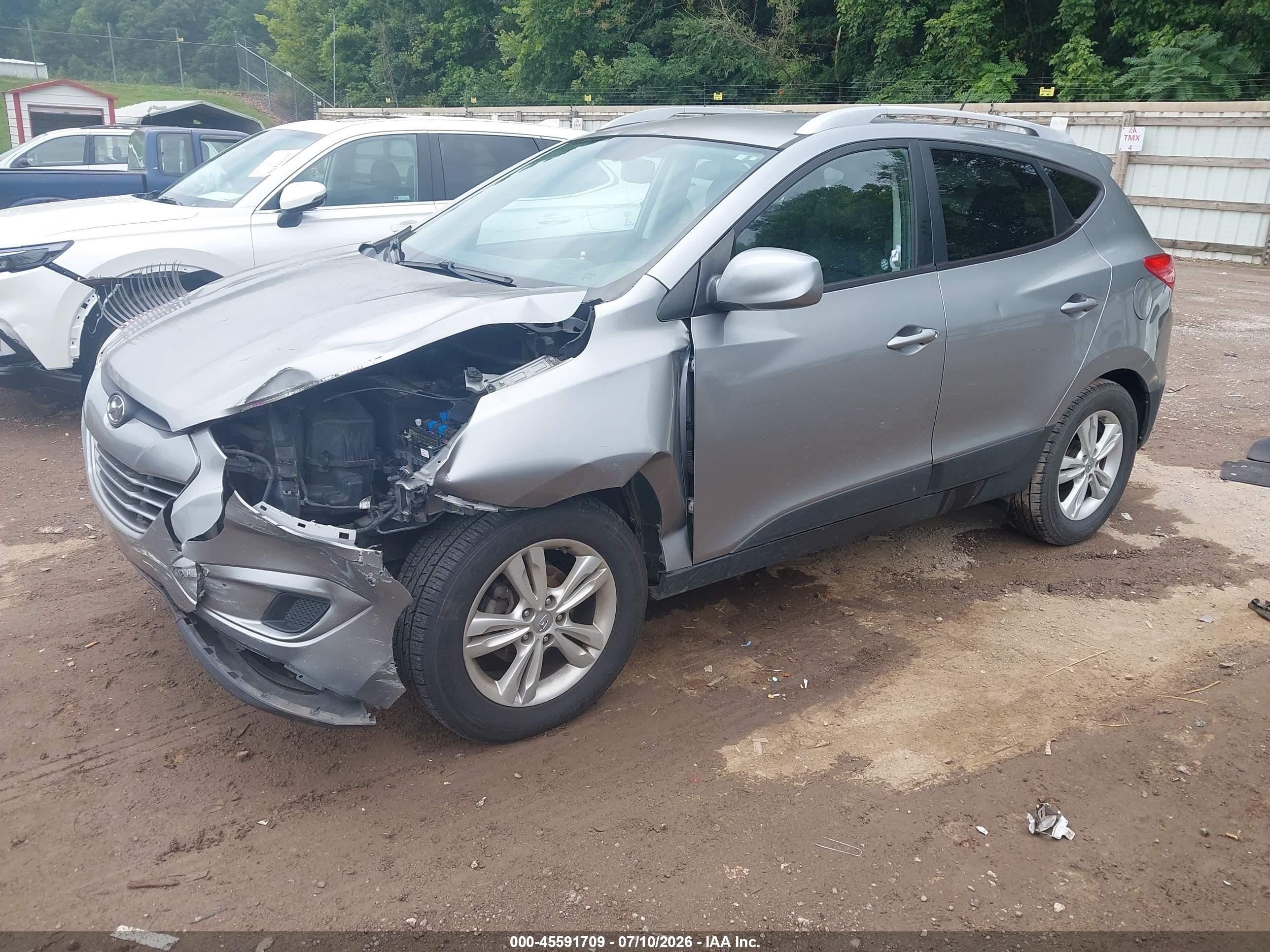 2011 Hyundai Tucson Gls Silver vin: KM8JU3AC3BU257020