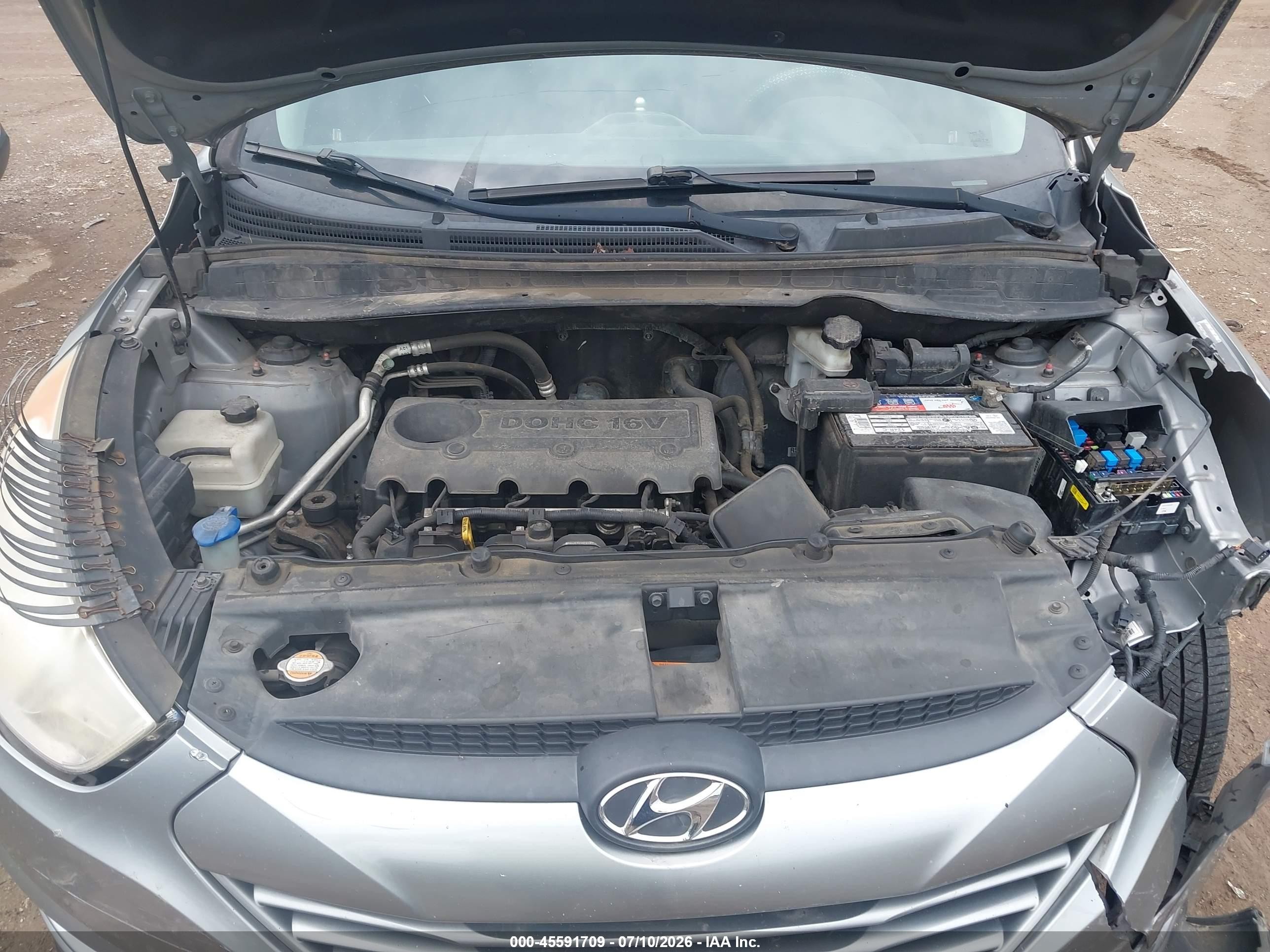 2011 Hyundai Tucson Gls Silver vin: KM8JU3AC3BU257020