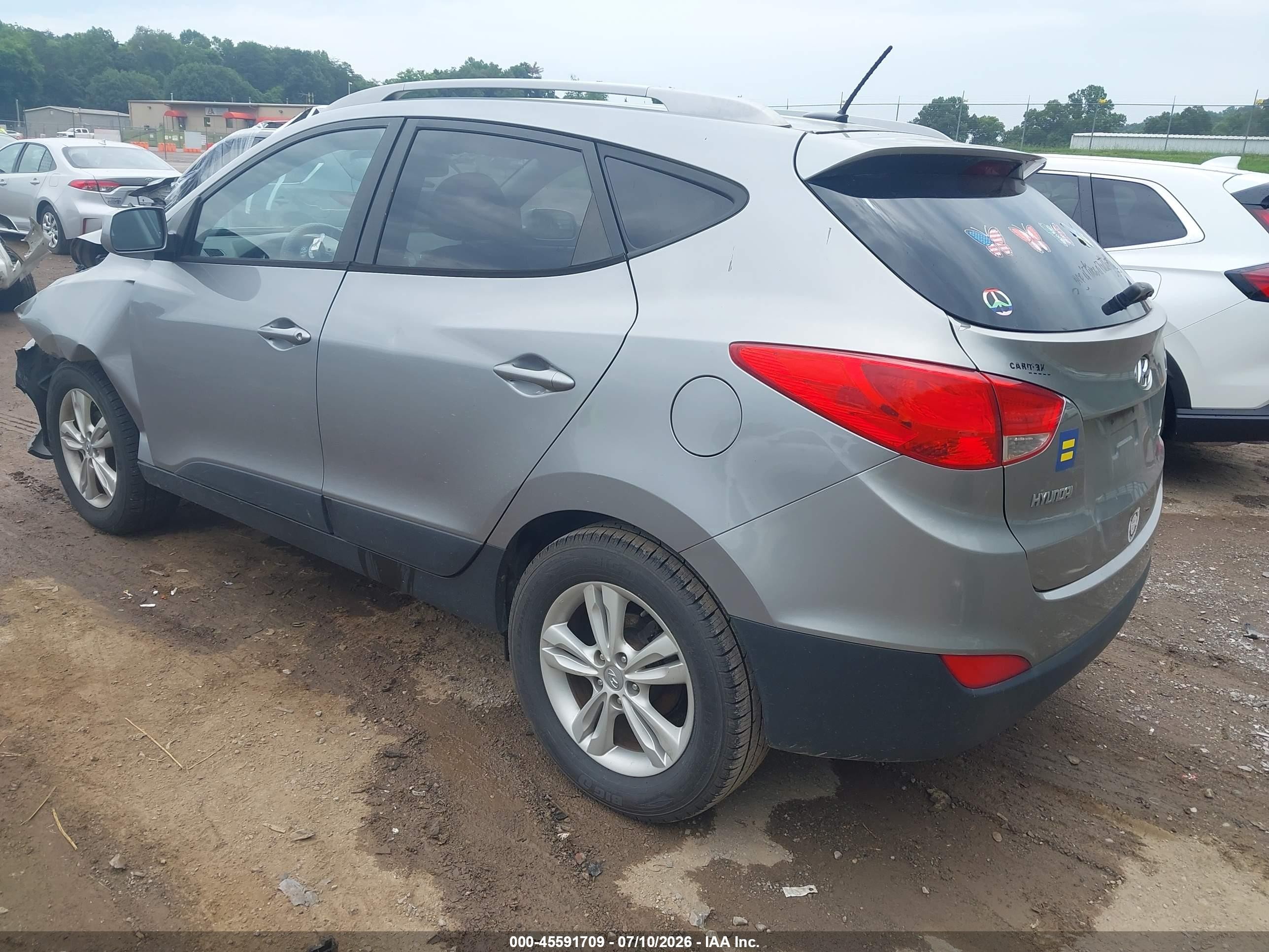 2011 Hyundai Tucson Gls Silver vin: KM8JU3AC3BU257020