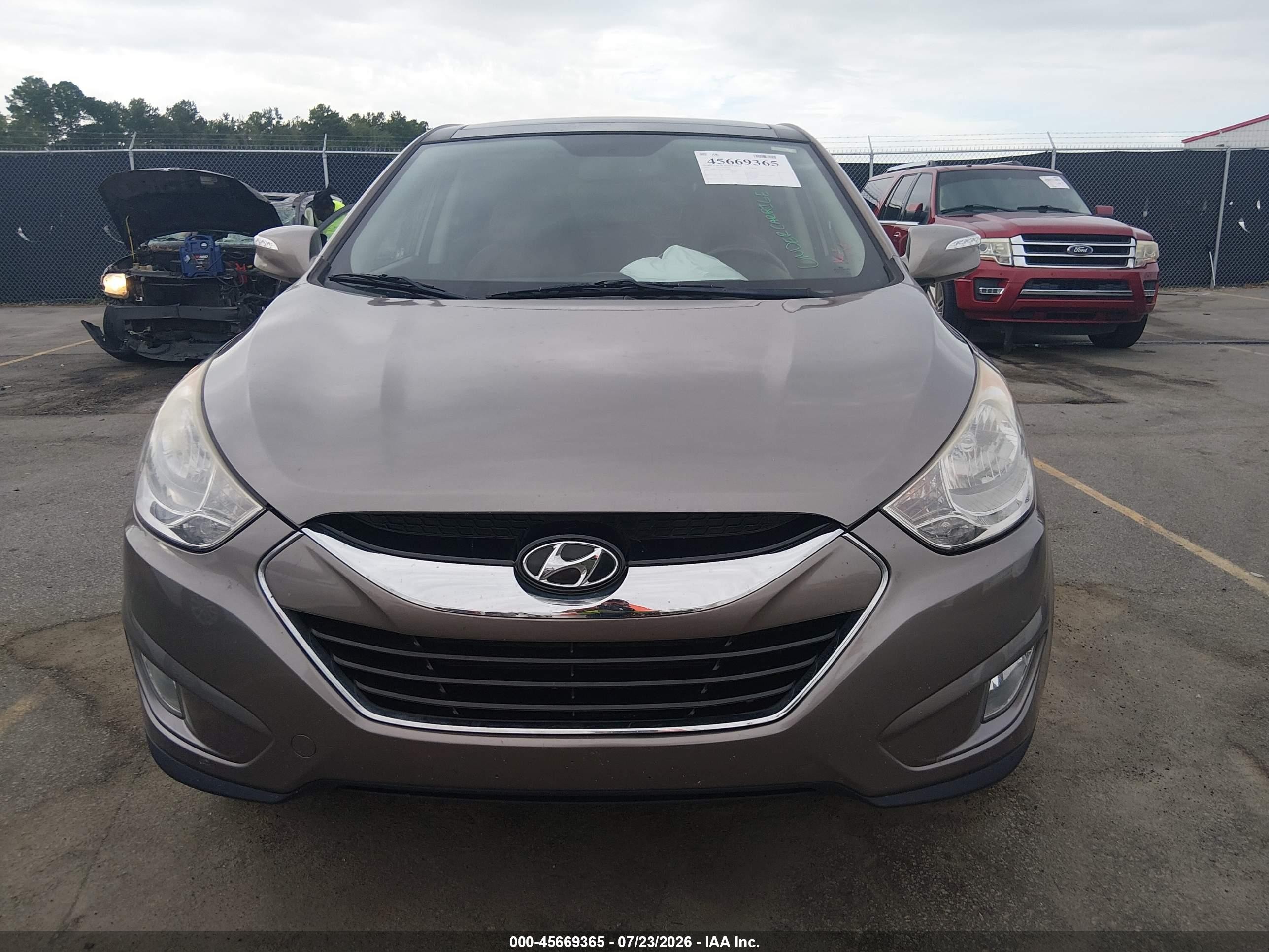 2011 Hyundai Tucson Limited Brown vin: KM8JU3AC3BU276456