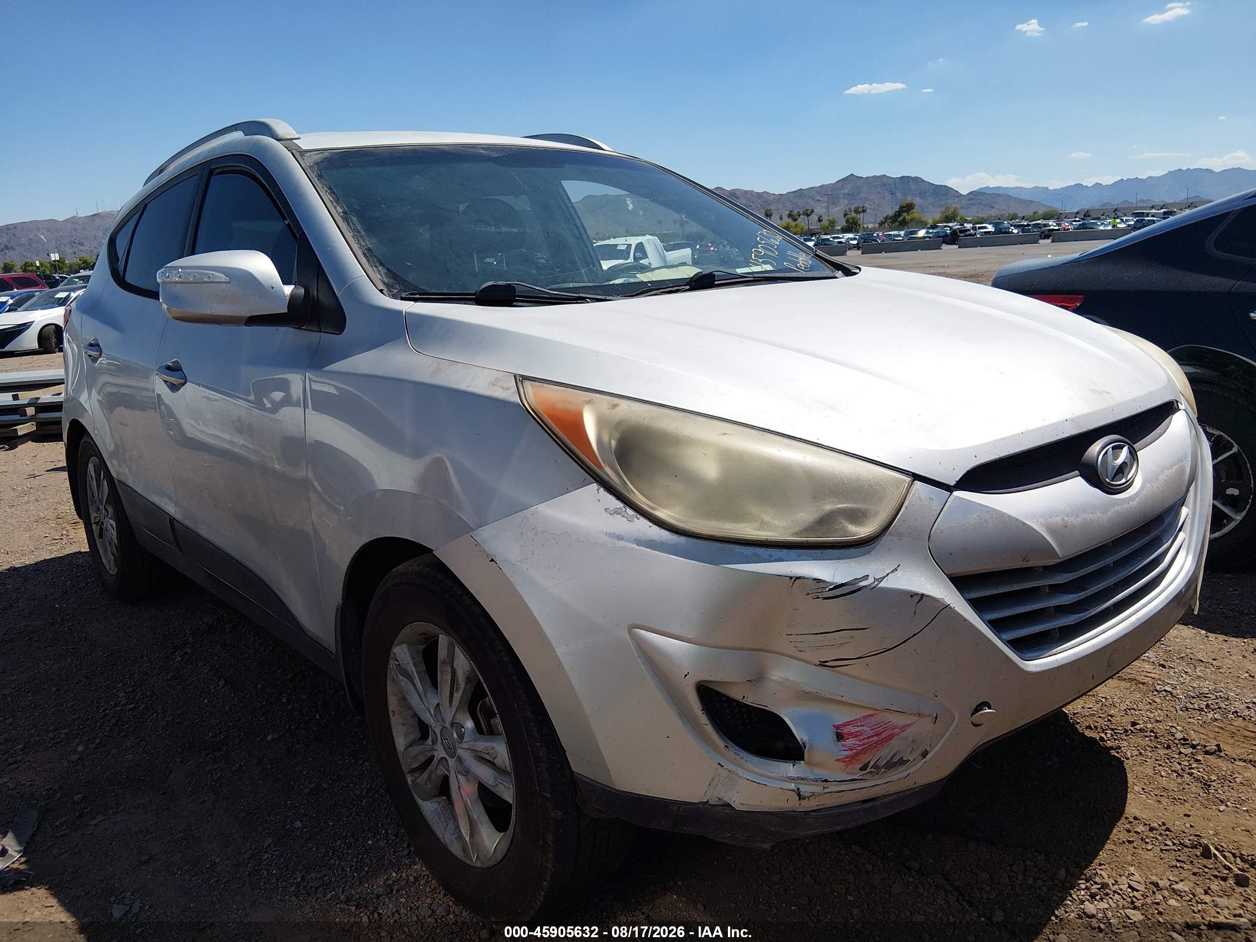2012 Hyundai Tucson Gls Silver vin: KM8JU3AC3CU339136