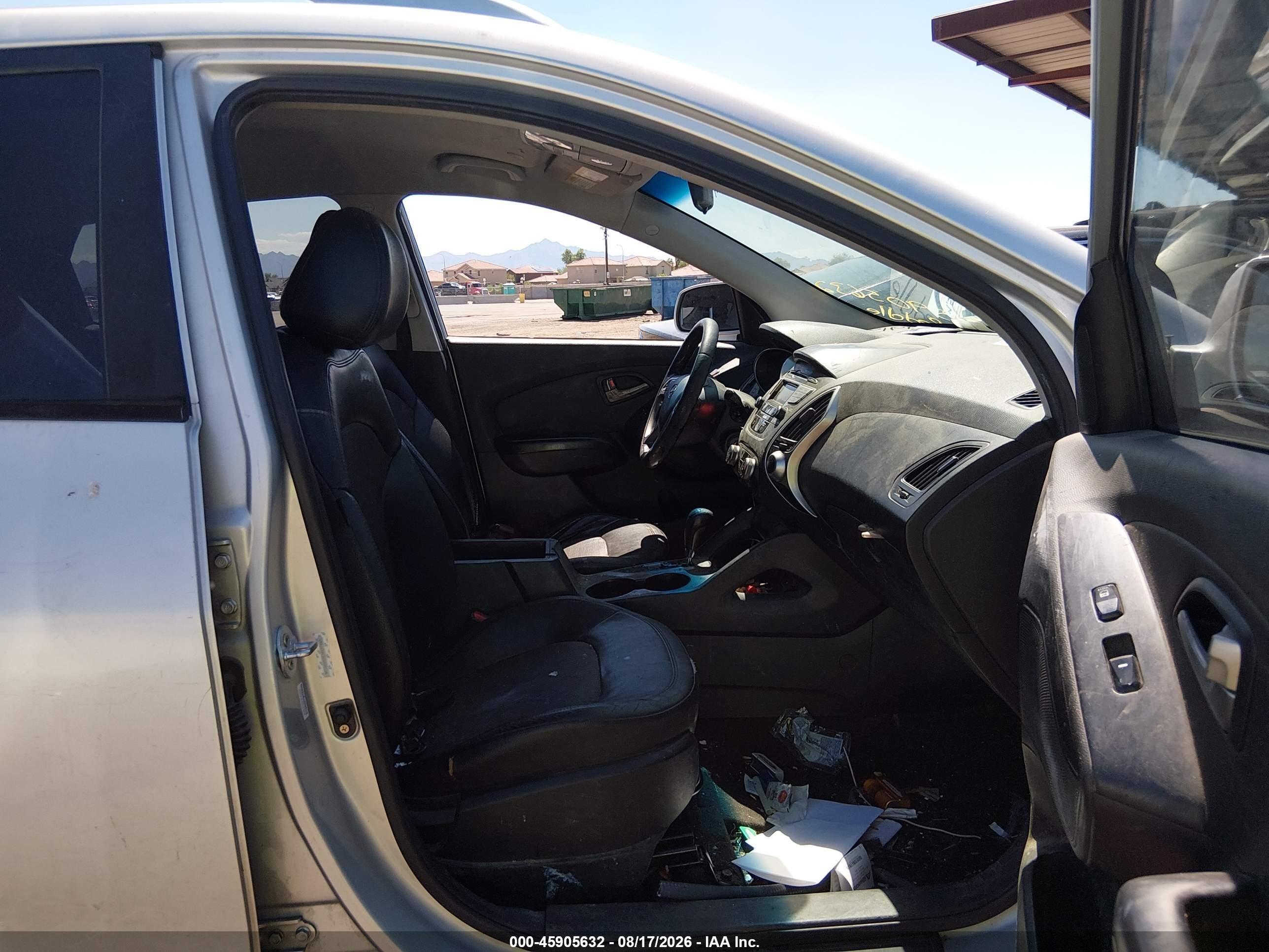 2012 Hyundai Tucson Gls Silver vin: KM8JU3AC3CU339136