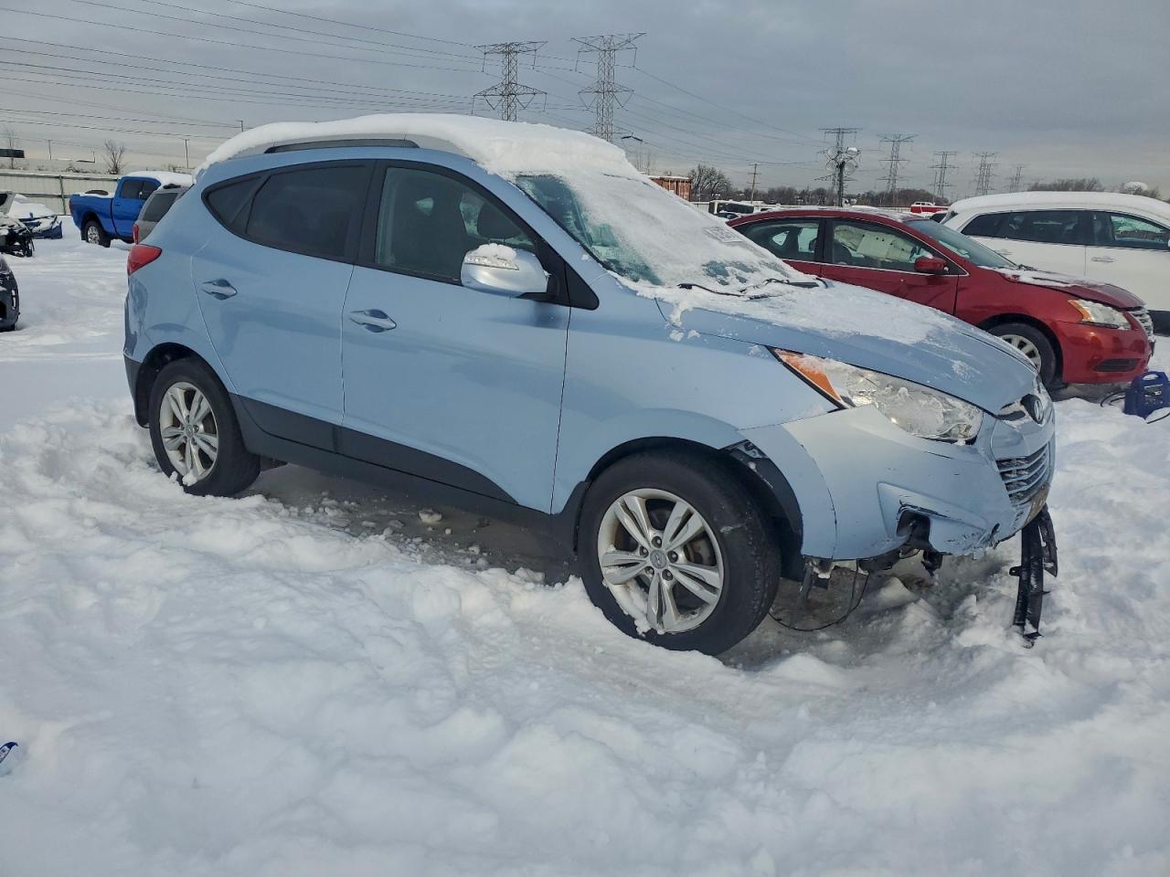 2012 Hyundai Tucson Gls Blue vin: KM8JU3AC3CU340738