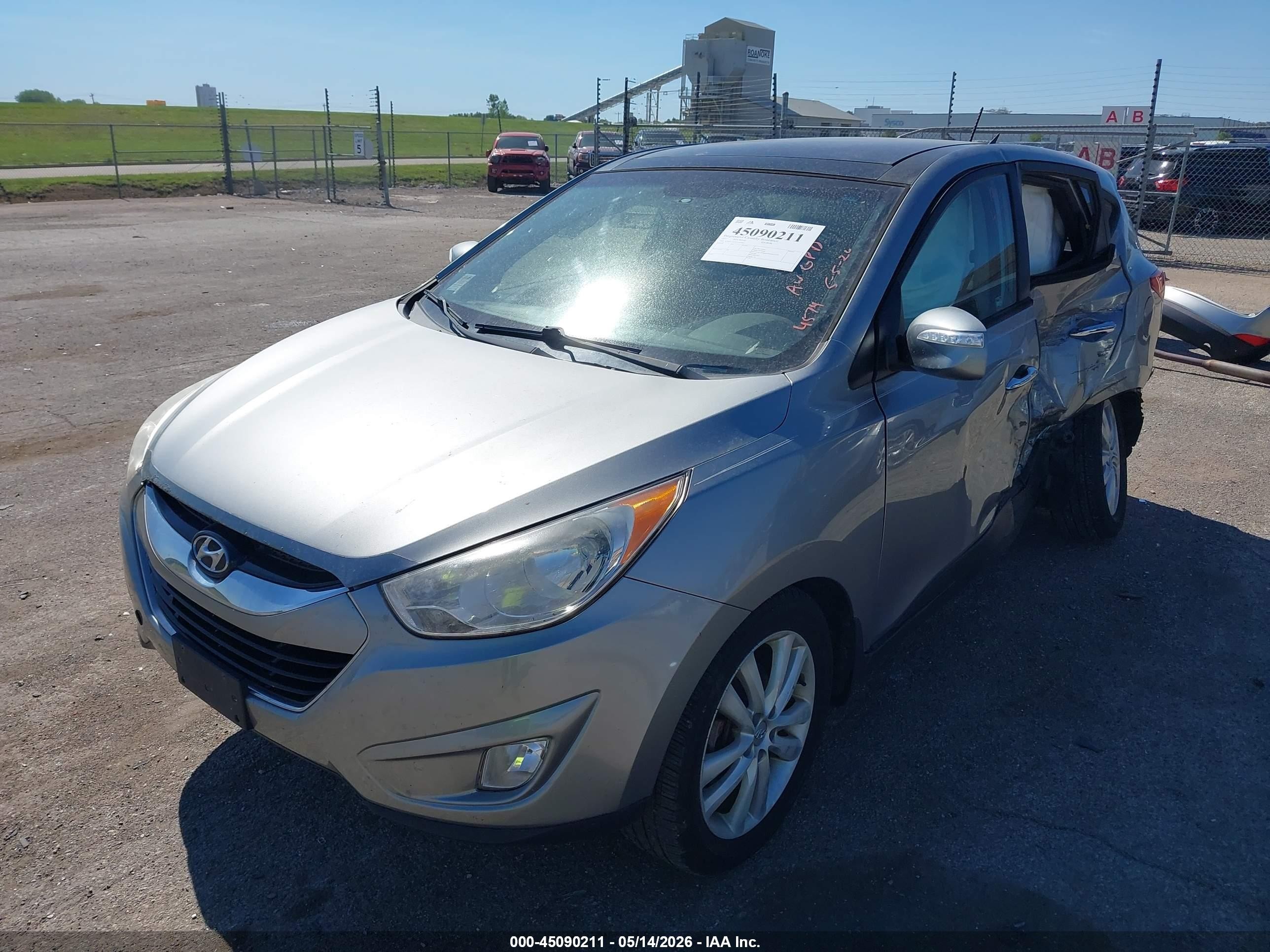 2012 Hyundai Tucson Limited Beige vin: KM8JU3AC3CU343462