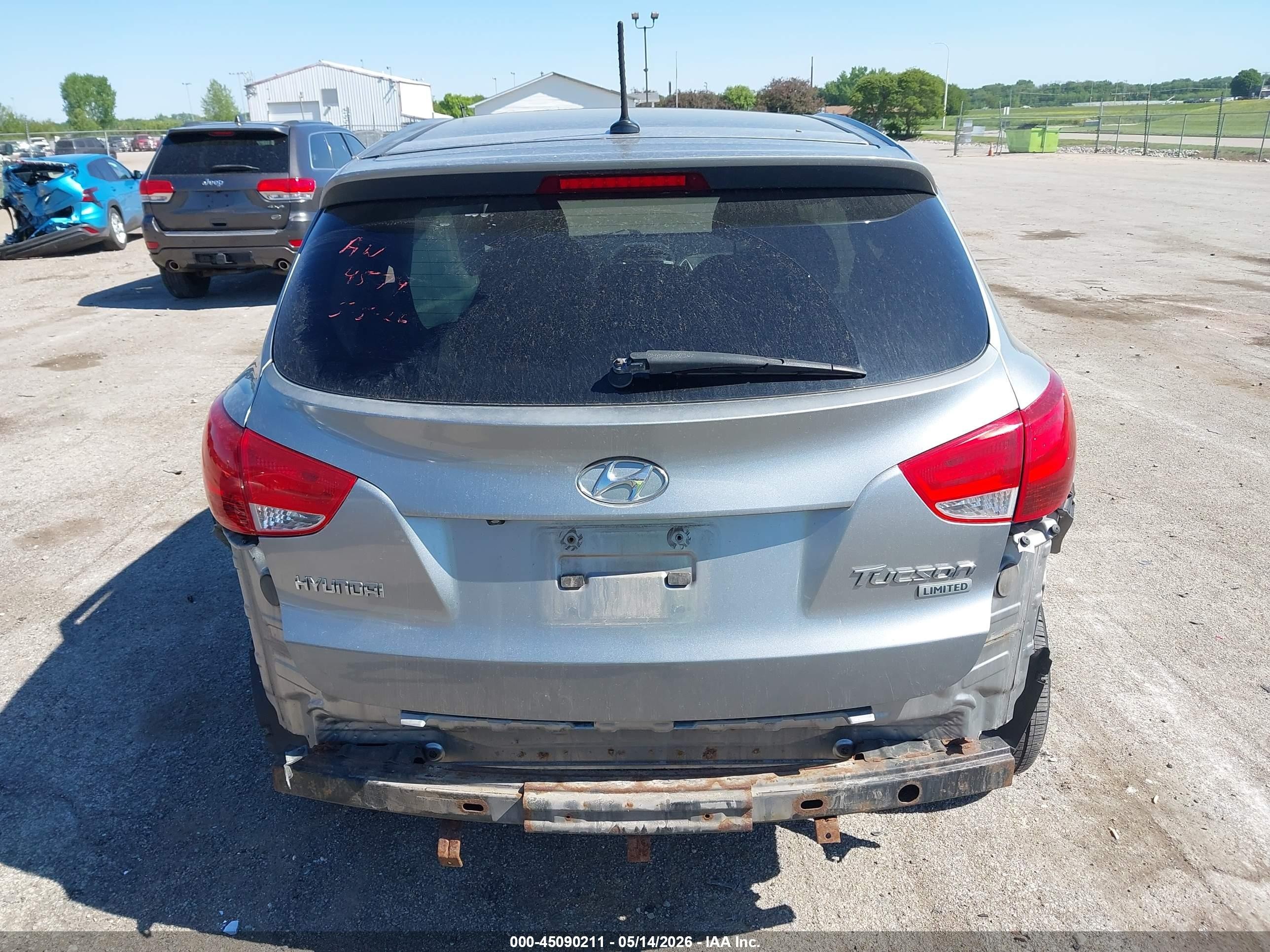 2012 Hyundai Tucson Limited Beige vin: KM8JU3AC3CU343462