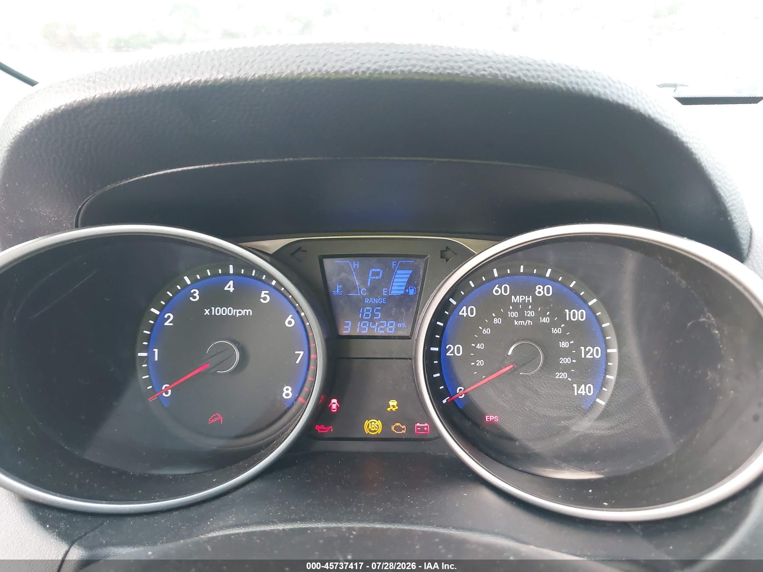 2012 Hyundai Tucson Gls Silver vin: KM8JU3AC3CU373612
