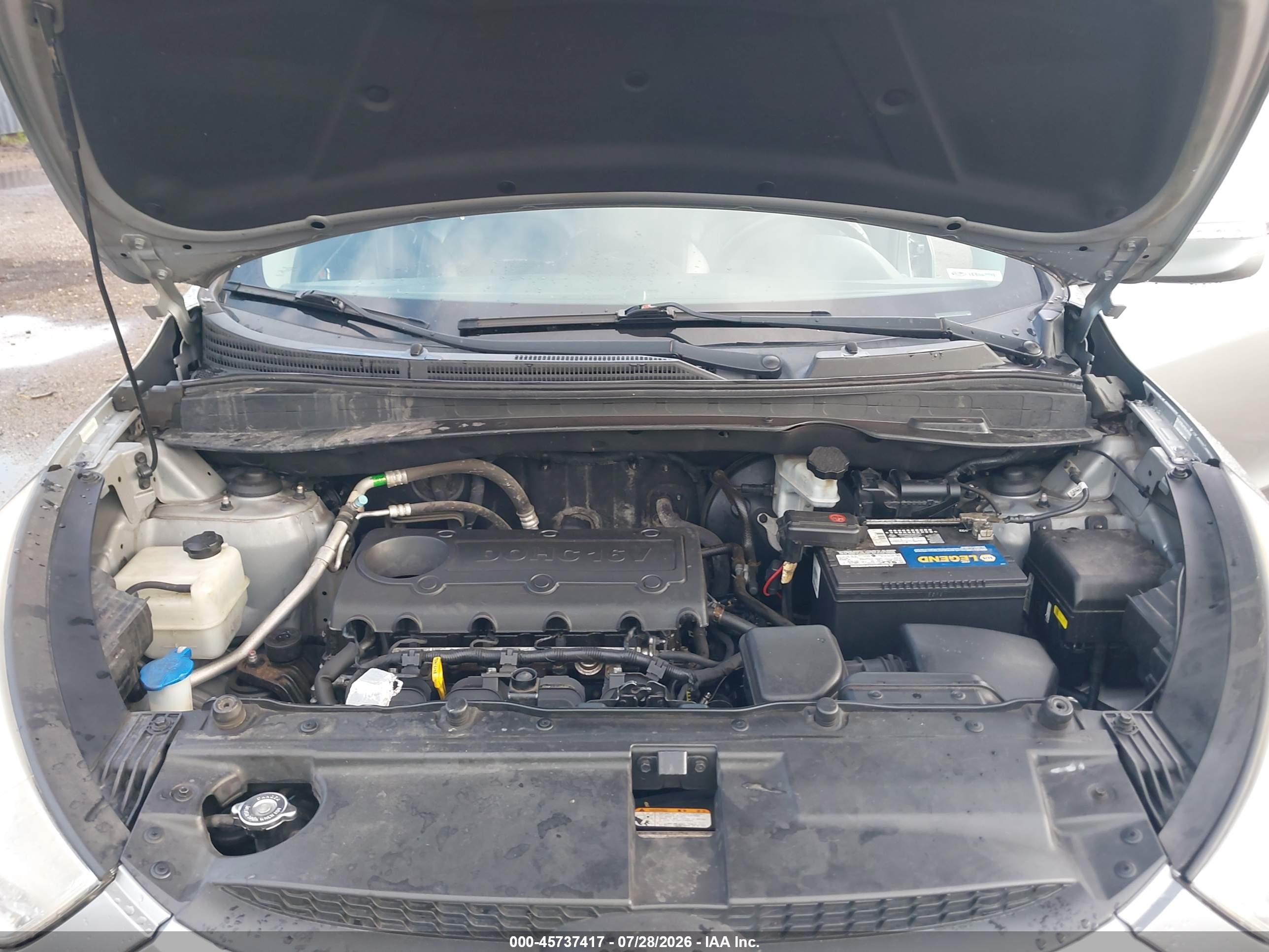 2012 Hyundai Tucson Gls Silver vin: KM8JU3AC3CU373612