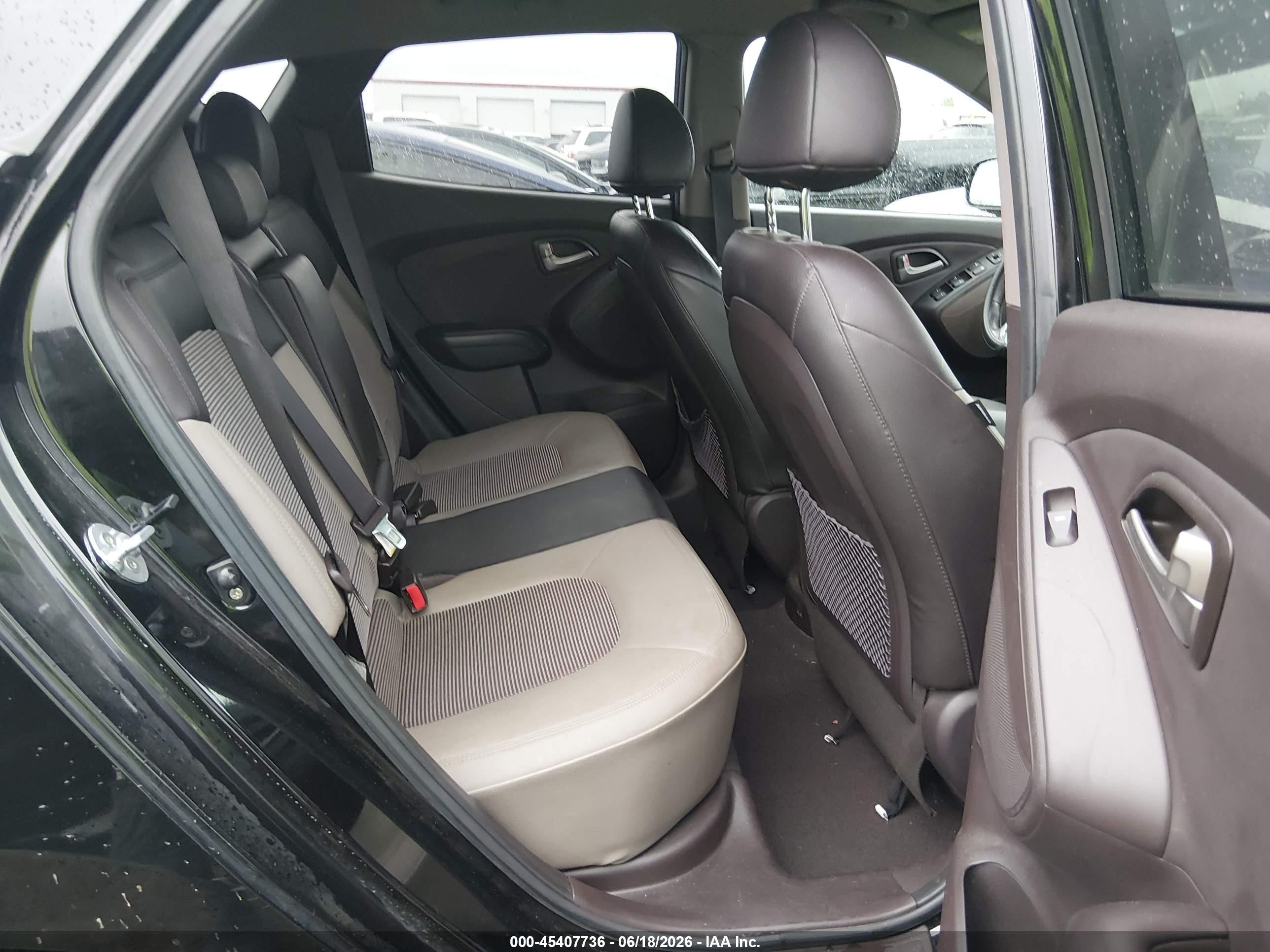 2012 Hyundai Tucson Gls Black vin: KM8JU3AC3CU377580