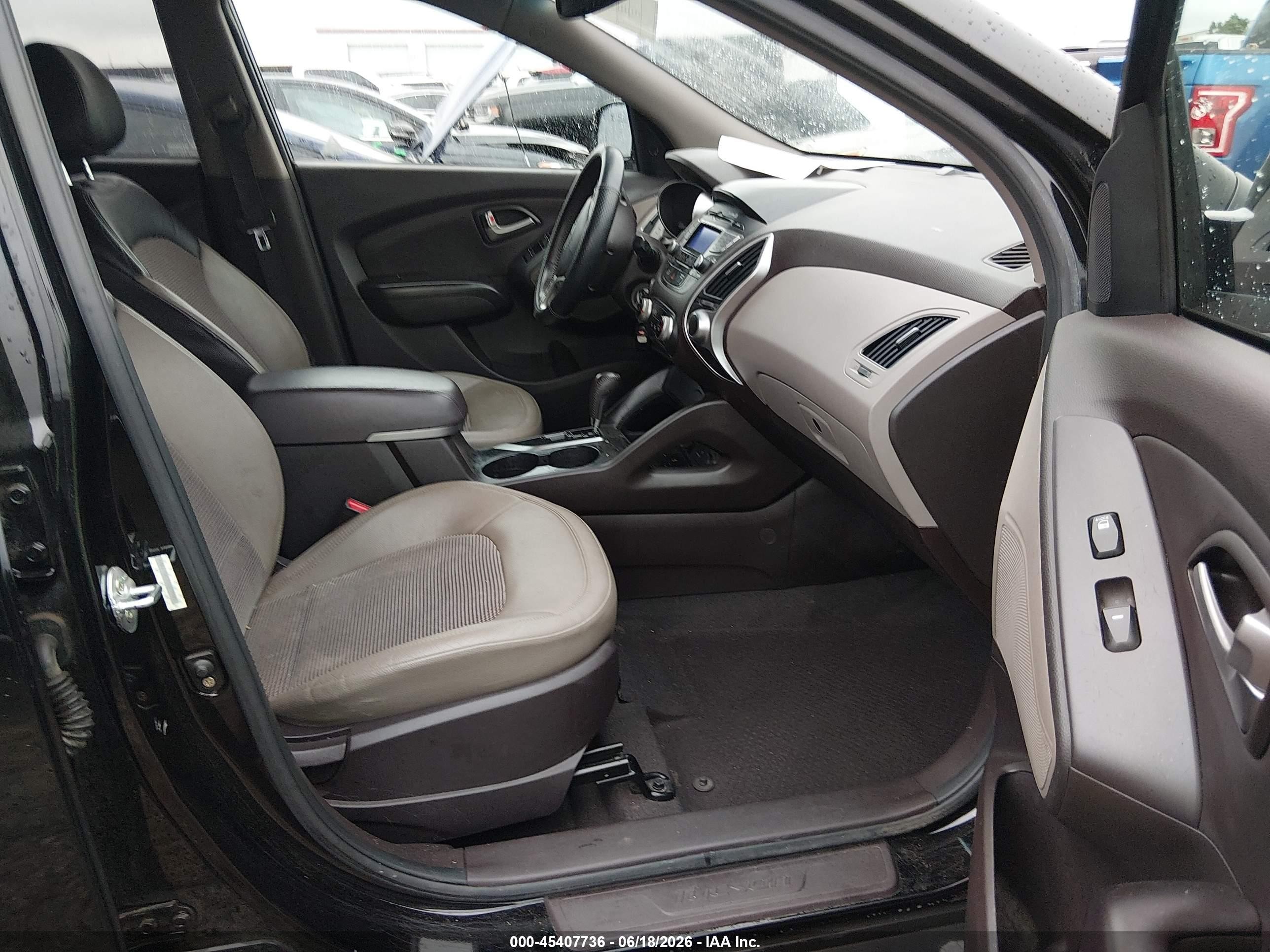 2012 Hyundai Tucson Gls Black vin: KM8JU3AC3CU377580