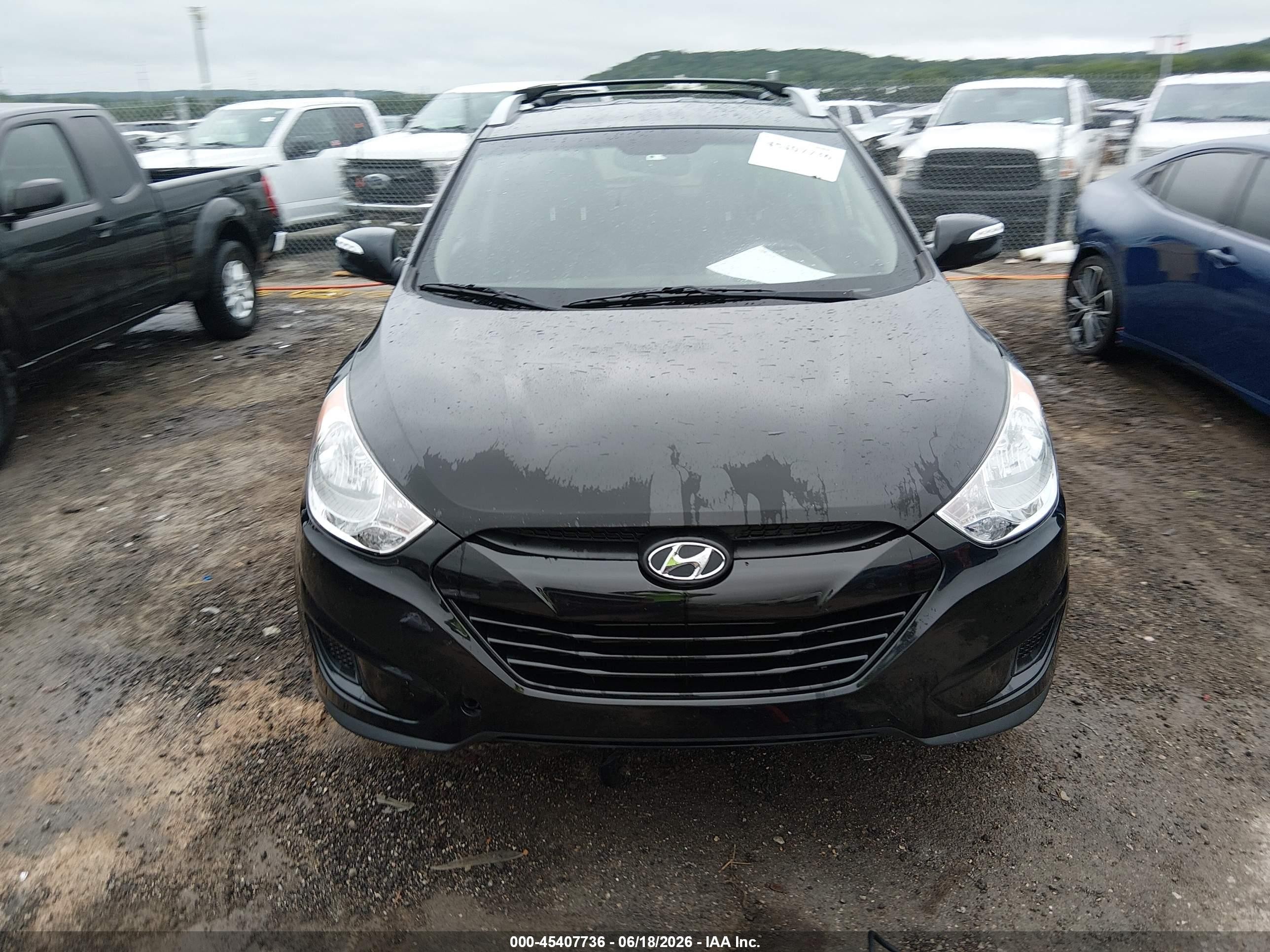 2012 Hyundai Tucson Gls Black vin: KM8JU3AC3CU377580