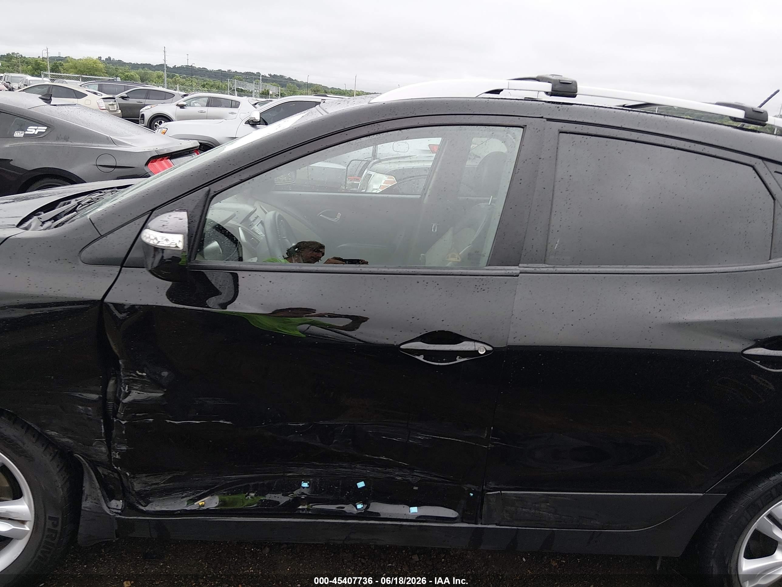 2012 Hyundai Tucson Gls Black vin: KM8JU3AC3CU377580