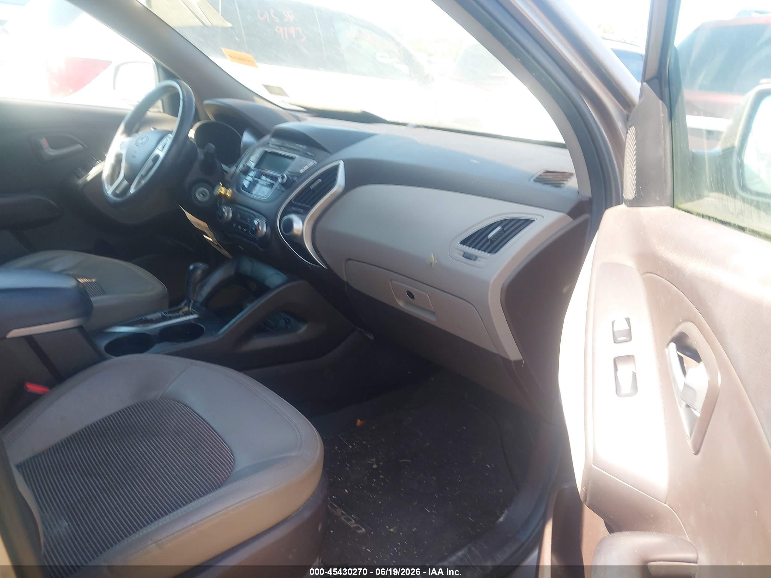 2012 Hyundai Tucson Gls Brown vin: KM8JU3AC3CU387249