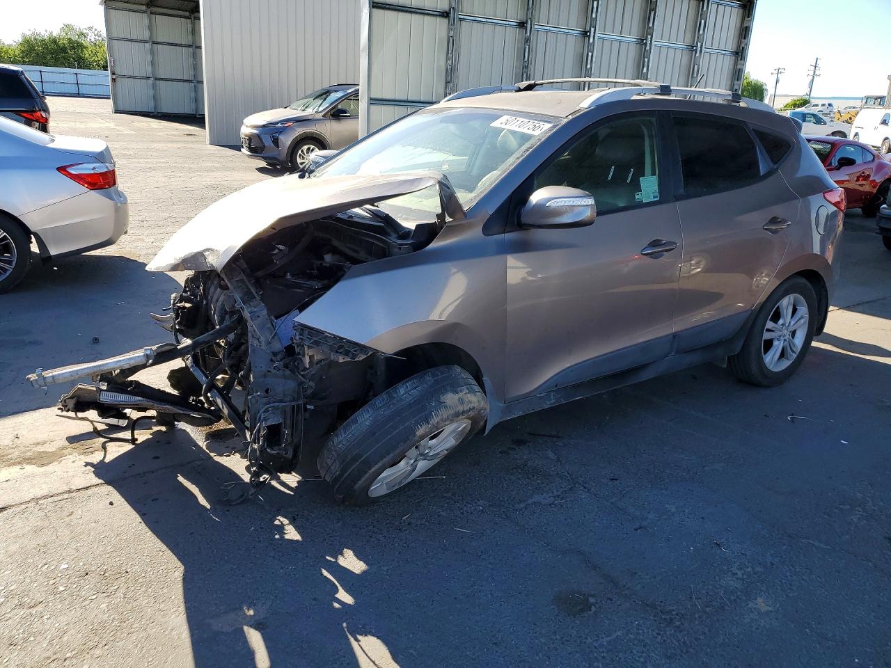 2012 Hyundai Tucson Gls Серый vin: KM8JU3AC3CU444002