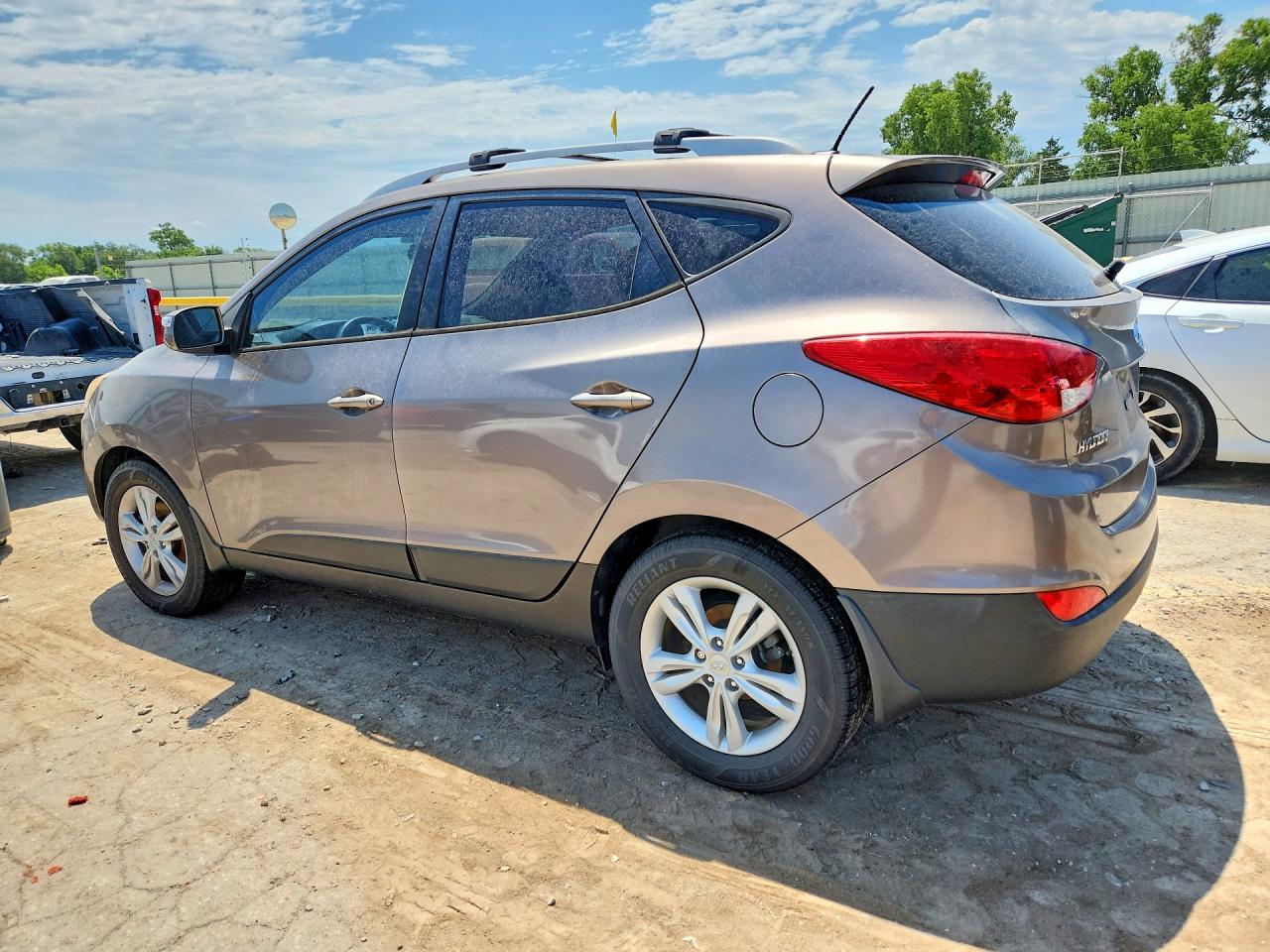 2012 Hyundai Tucson Gls Gray vin: KM8JU3AC3CU505851