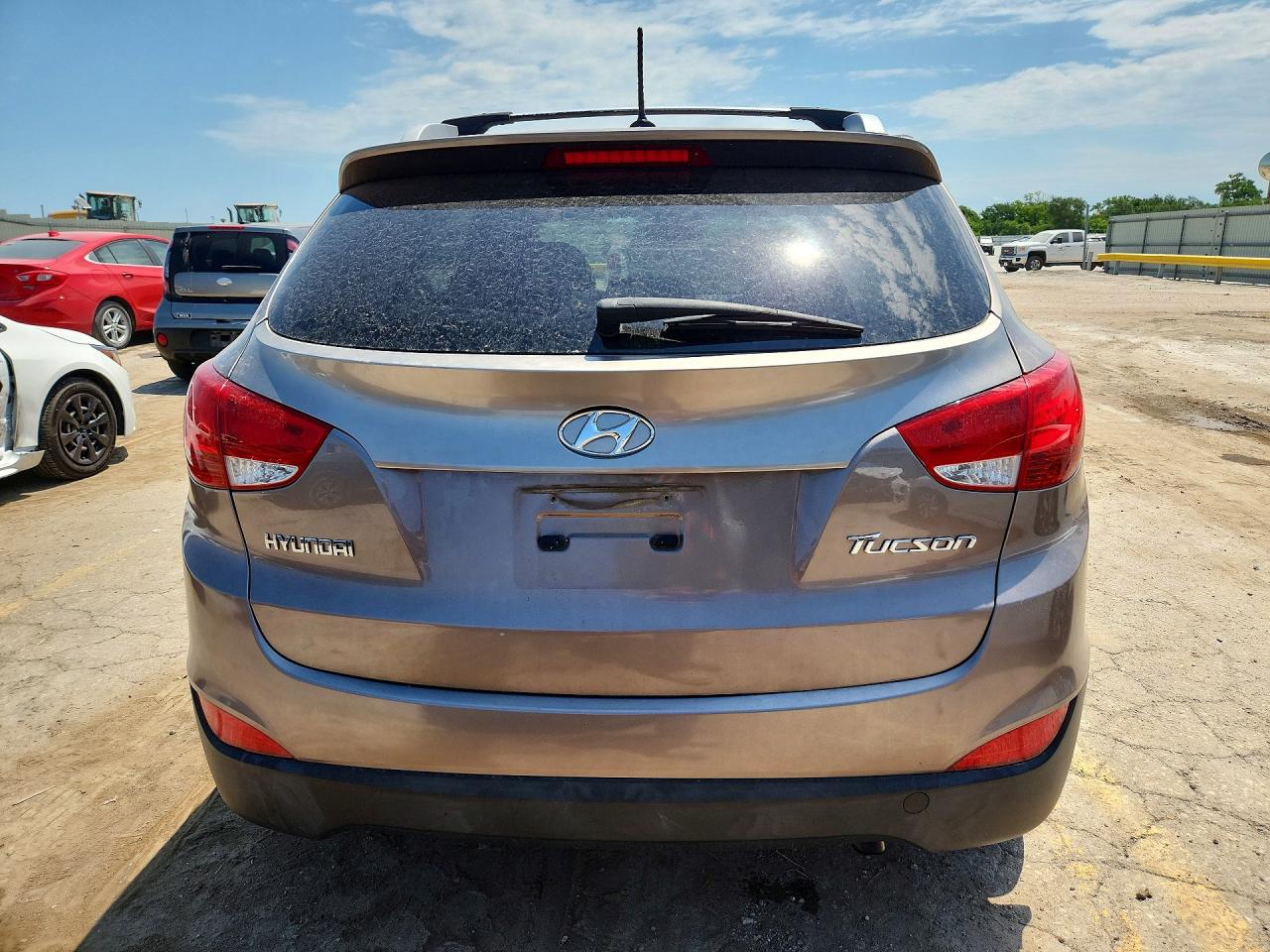 2012 Hyundai Tucson Gls Gray vin: KM8JU3AC3CU505851