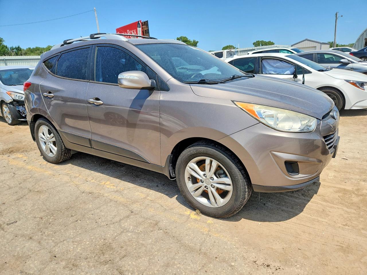 2012 Hyundai Tucson Gls Gray vin: KM8JU3AC3CU505851