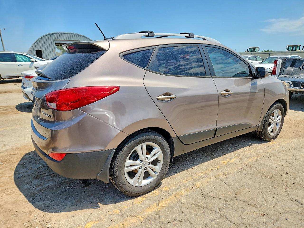 2012 Hyundai Tucson Gls Gray vin: KM8JU3AC3CU505851