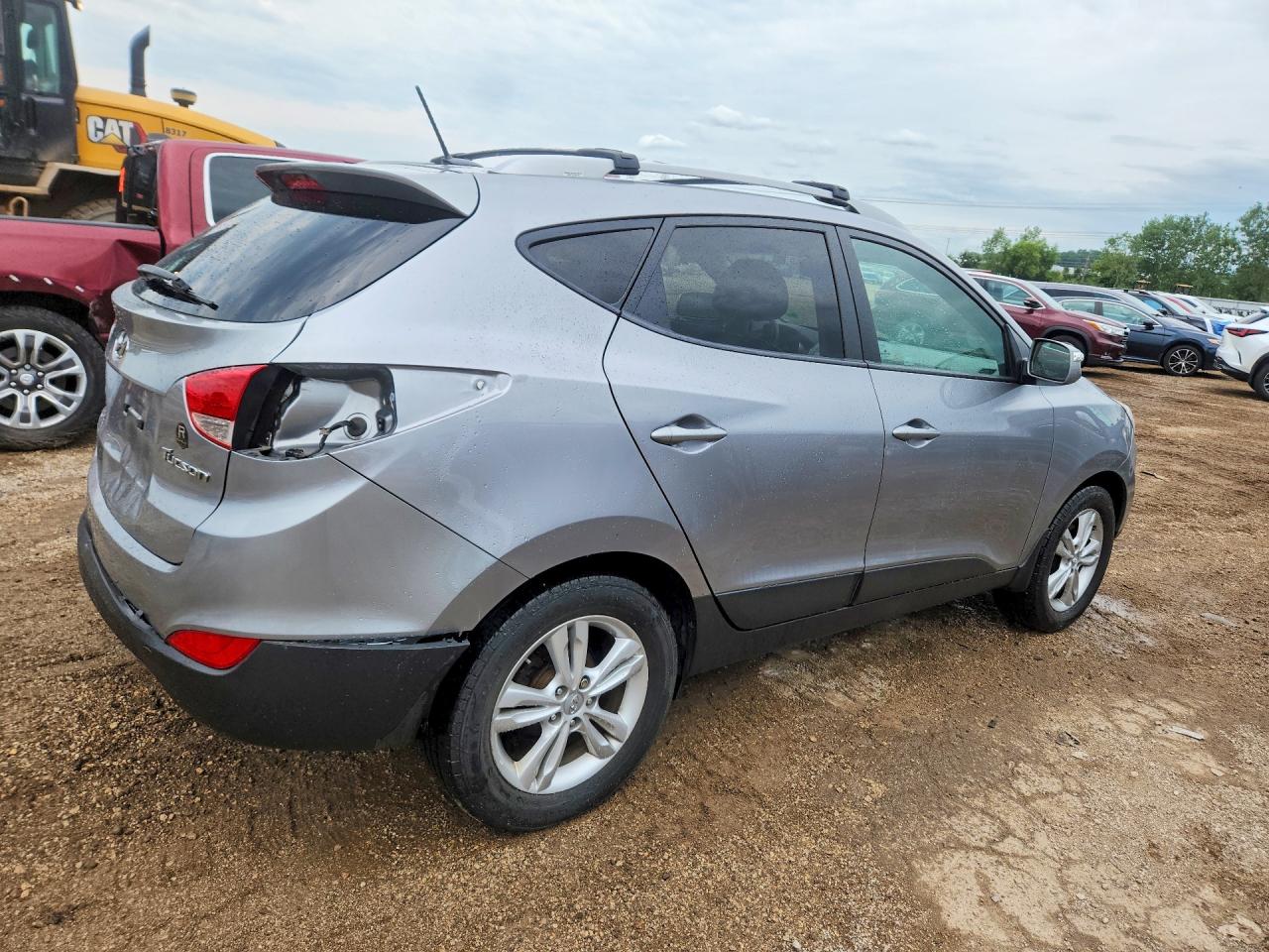 2012 Hyundai Tucson Gls Silver vin: KM8JU3AC3CU528854
