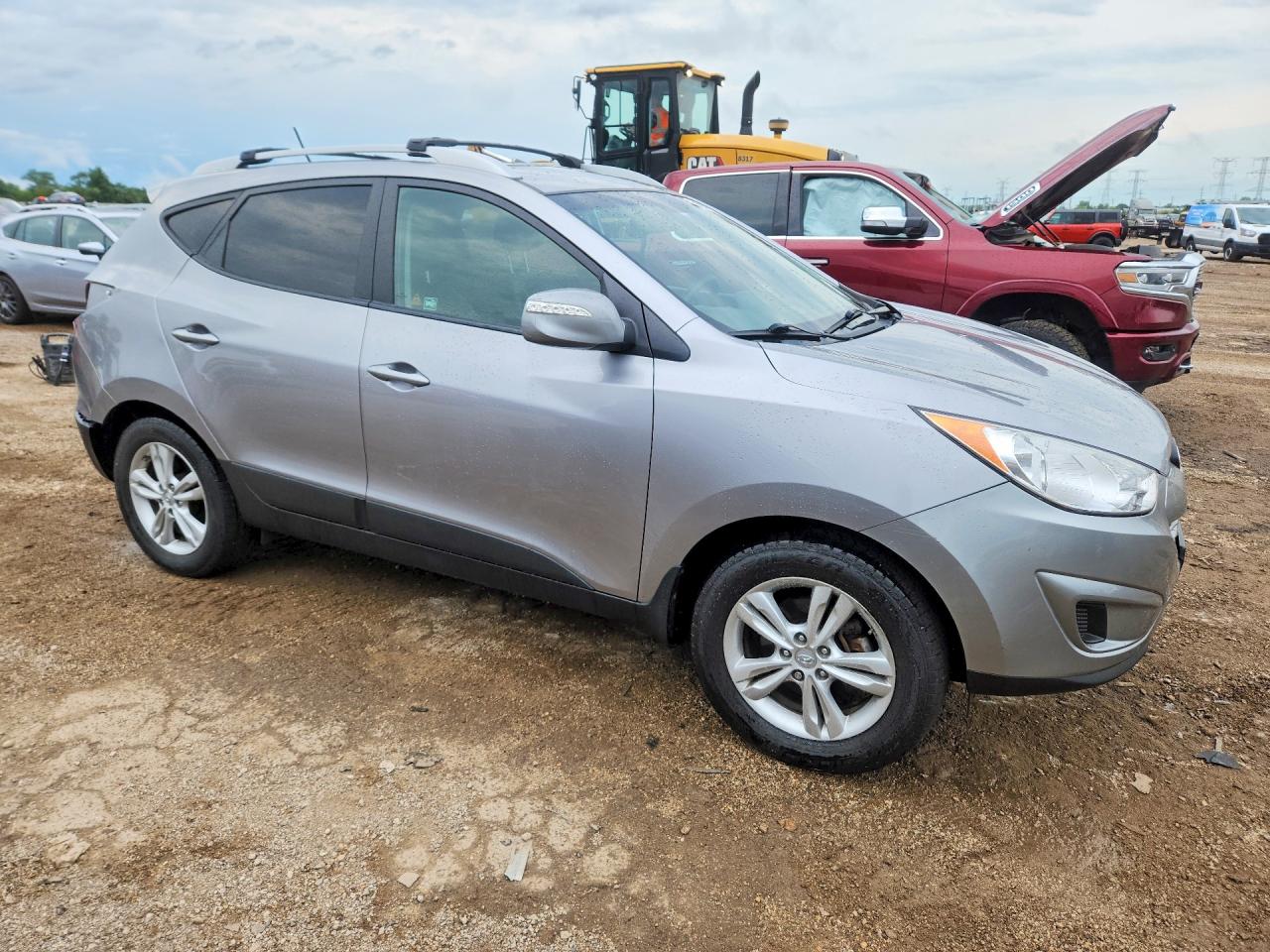 2012 Hyundai Tucson Gls Silver vin: KM8JU3AC3CU528854