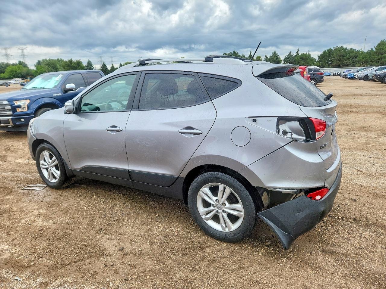 2012 Hyundai Tucson Gls Silver vin: KM8JU3AC3CU528854