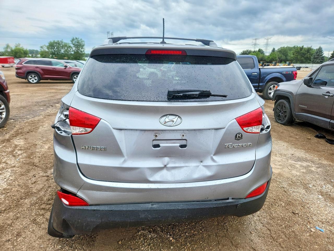 2012 Hyundai Tucson Gls Silver vin: KM8JU3AC3CU528854