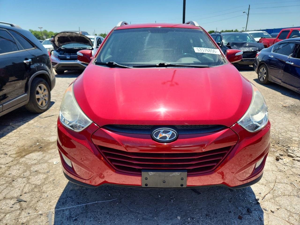 2013 Hyundai Tucson Gls Red vin: KM8JU3AC3DU547812