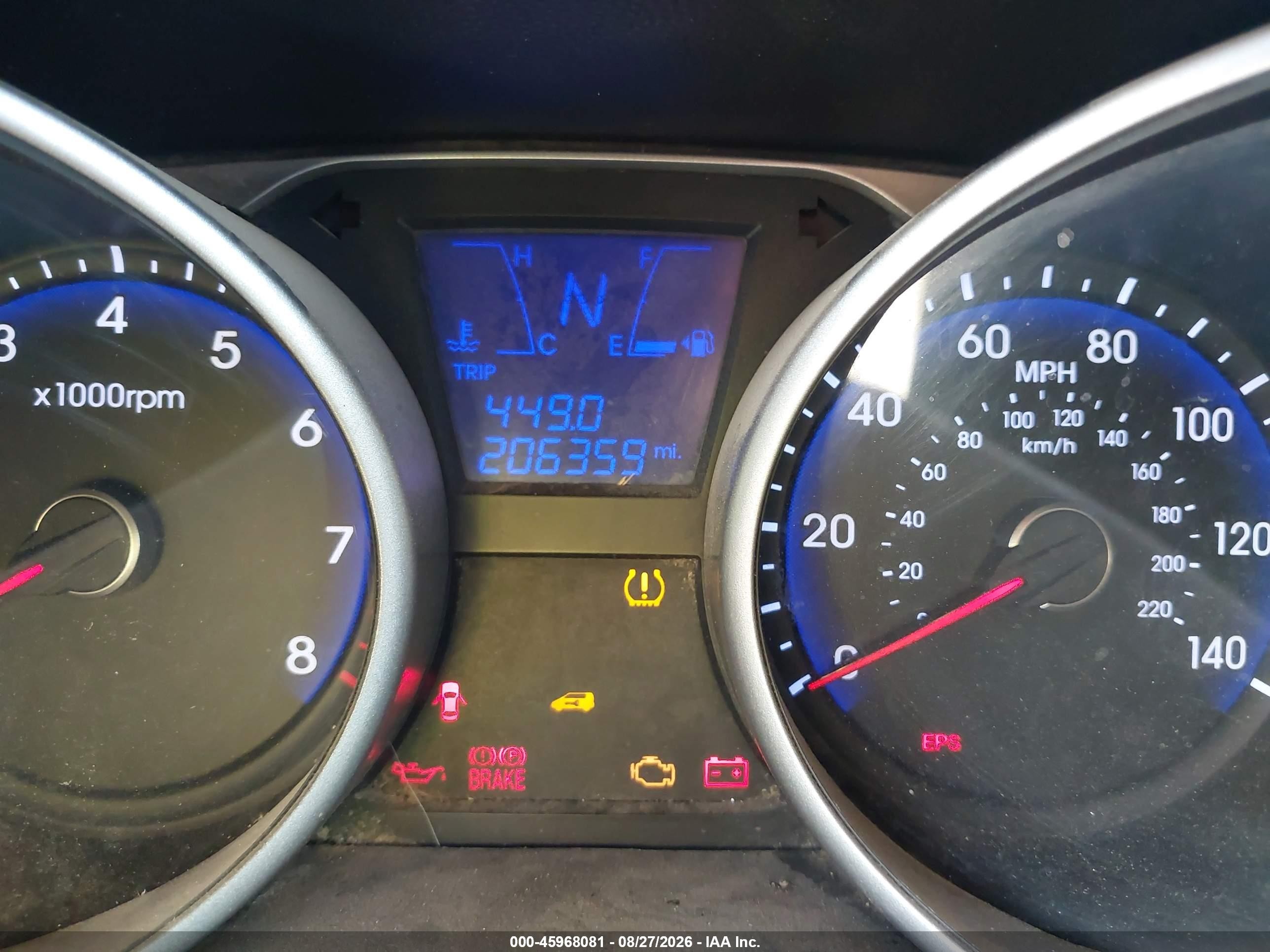 2013 Hyundai Tucson Limited Gray vin: KM8JU3AC3DU584696