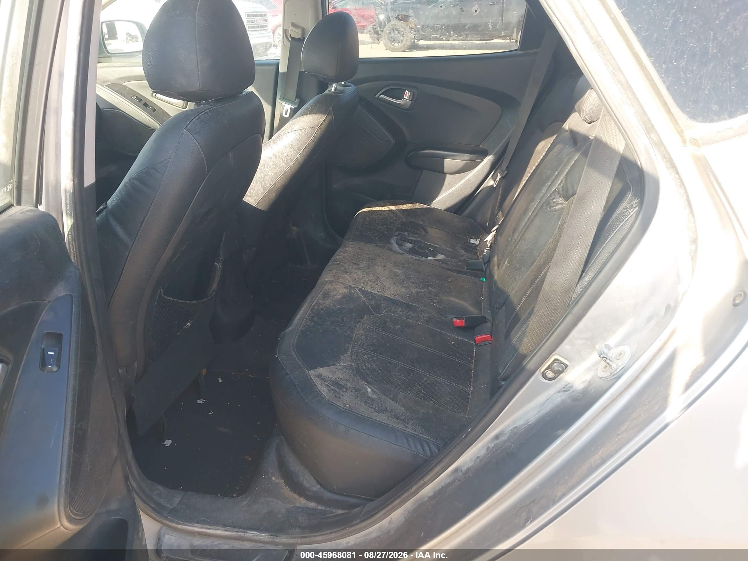 2013 Hyundai Tucson Limited Gray vin: KM8JU3AC3DU584696