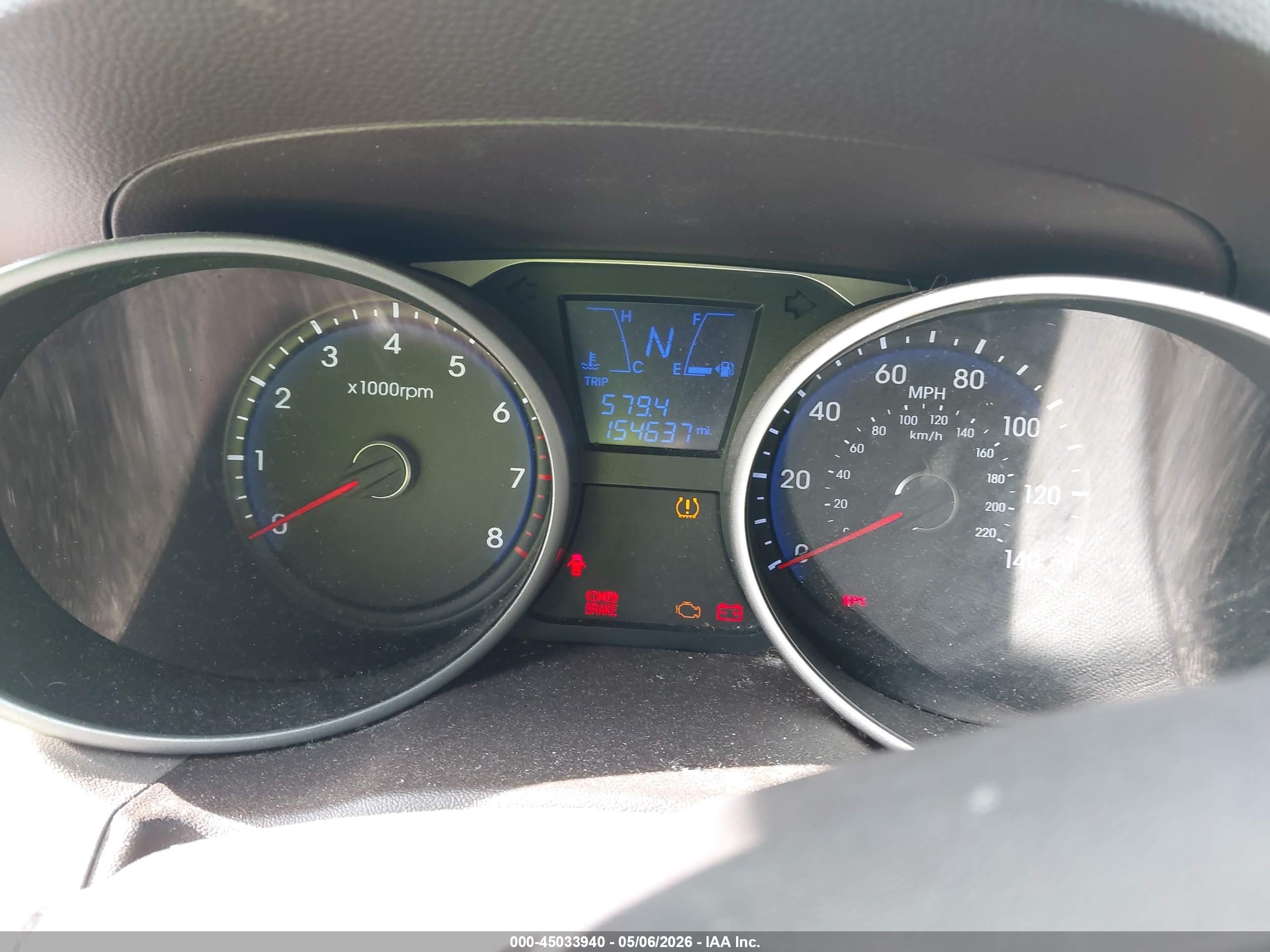 2013 Hyundai Tucson Gls Black vin: KM8JU3AC3DU592393