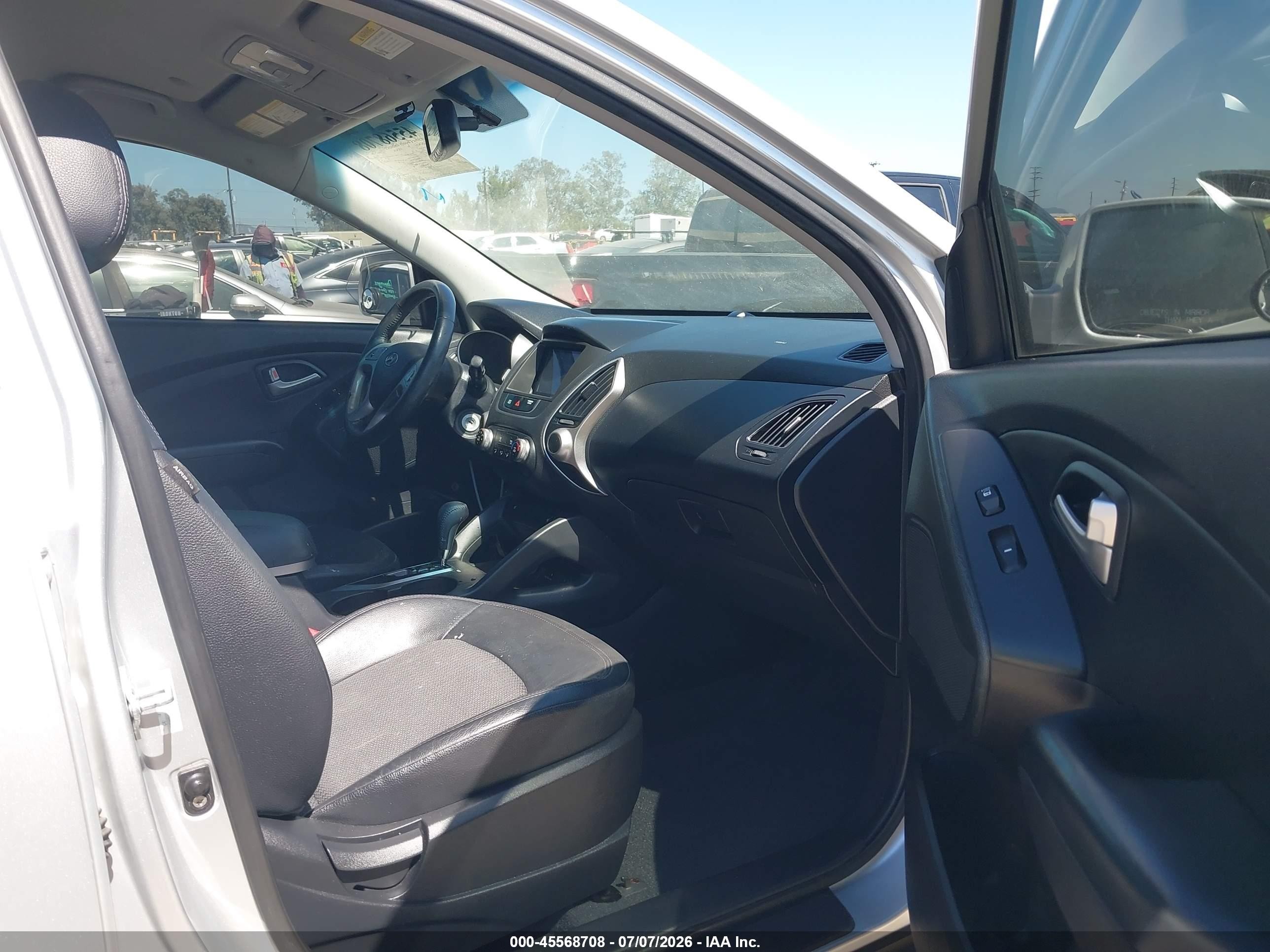 2013 Hyundai Tucson Gls Silver vin: KM8JU3AC3DU610455