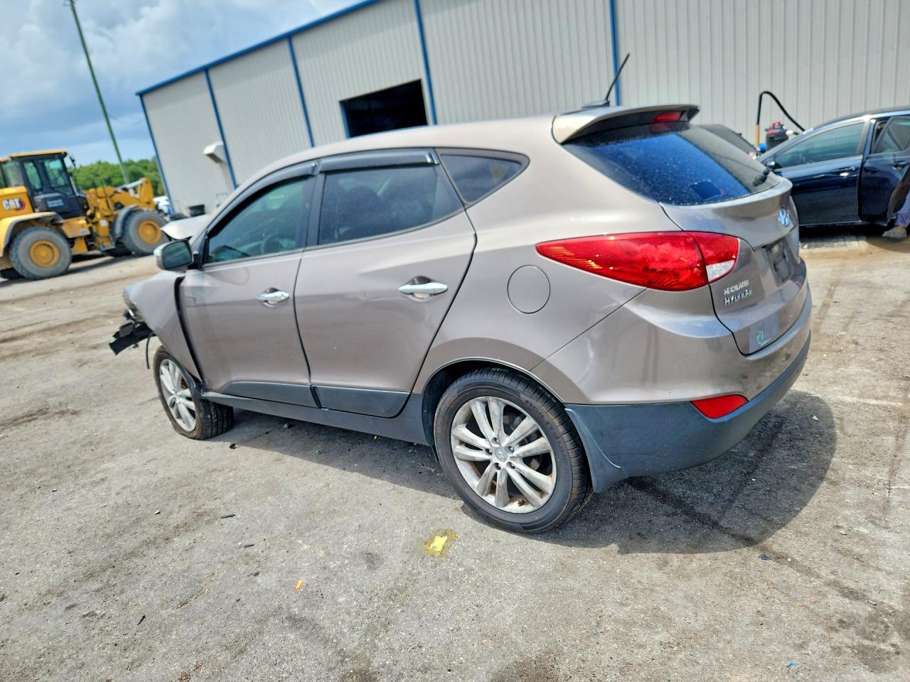 2013 Hyundai Tucson Limited Gray vin: KM8JU3AC3DU634559