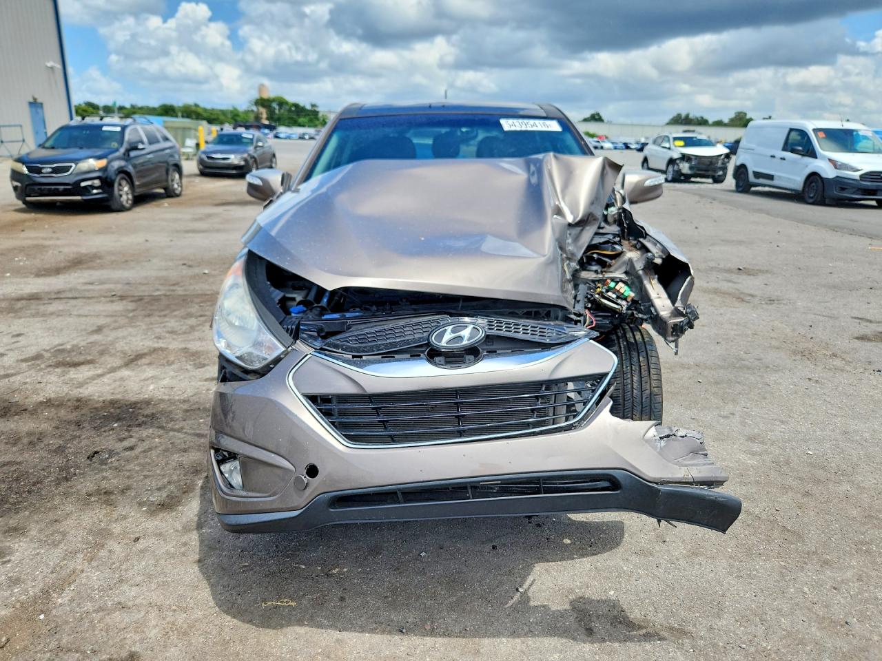 2013 Hyundai Tucson Limited Gray vin: KM8JU3AC3DU634559