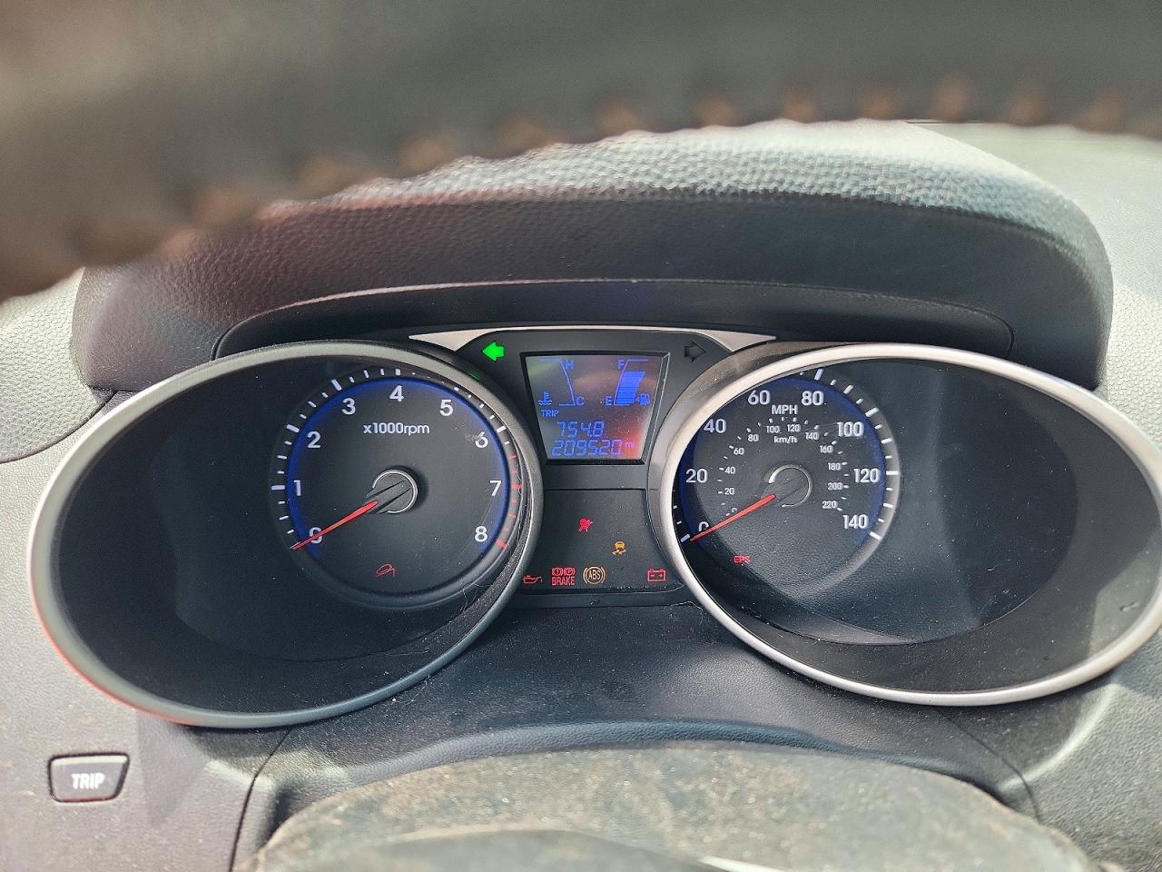 2013 Hyundai Tucson Limited Gray vin: KM8JU3AC3DU634559