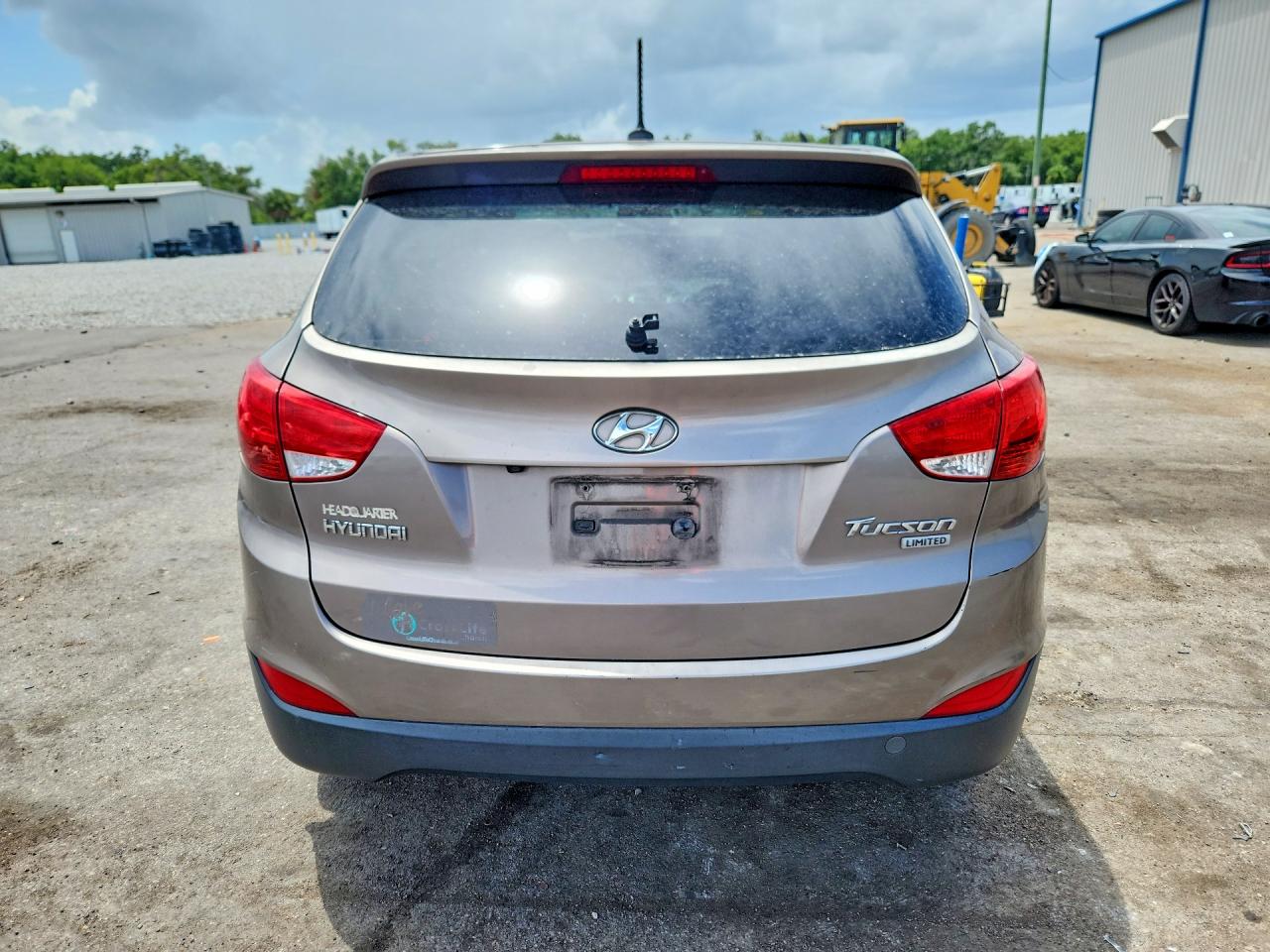 2013 Hyundai Tucson Limited Gray vin: KM8JU3AC3DU634559
