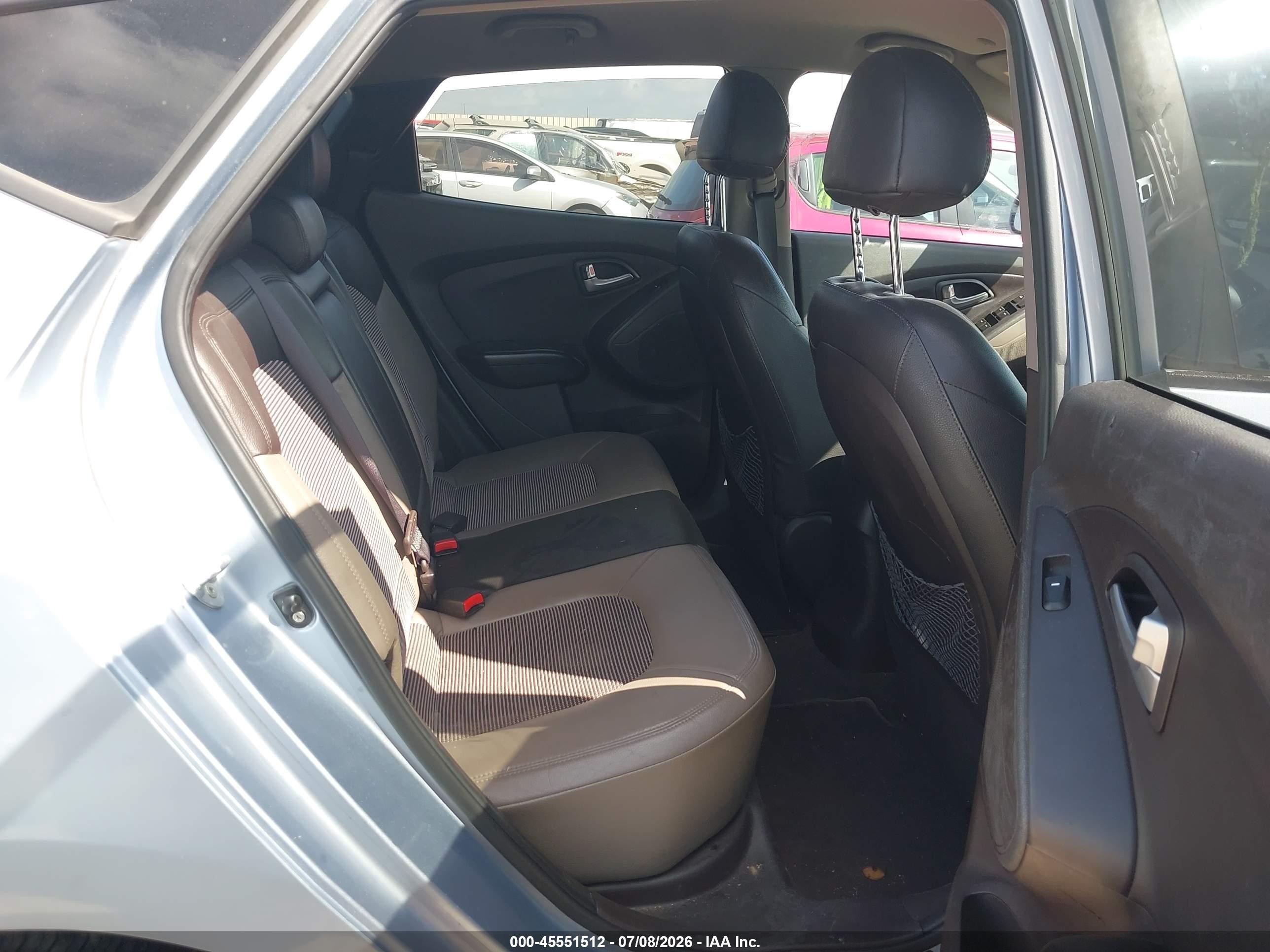 2013 Hyundai Tucson Gls Light Blue vin: KM8JU3AC3DU647280