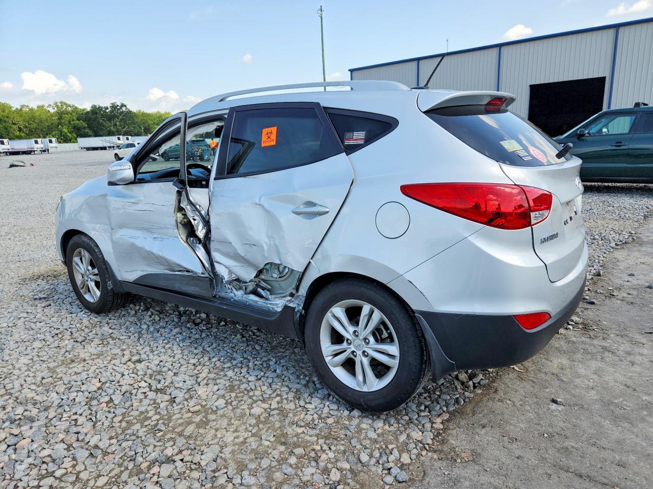 2013 Hyundai Tucson Gls Silver vin: KM8JU3AC3DU656822