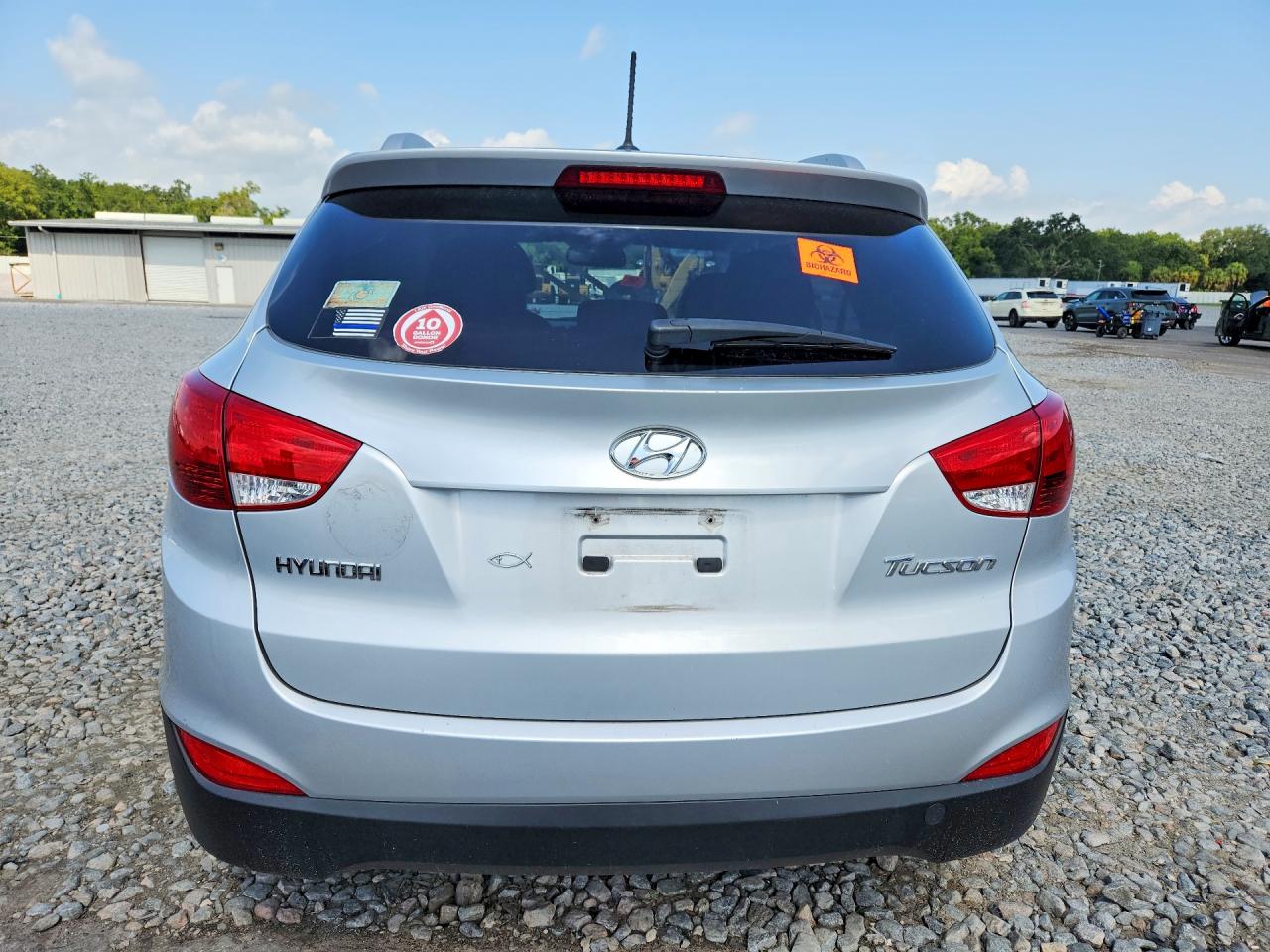 2013 Hyundai Tucson Gls Silver vin: KM8JU3AC3DU656822