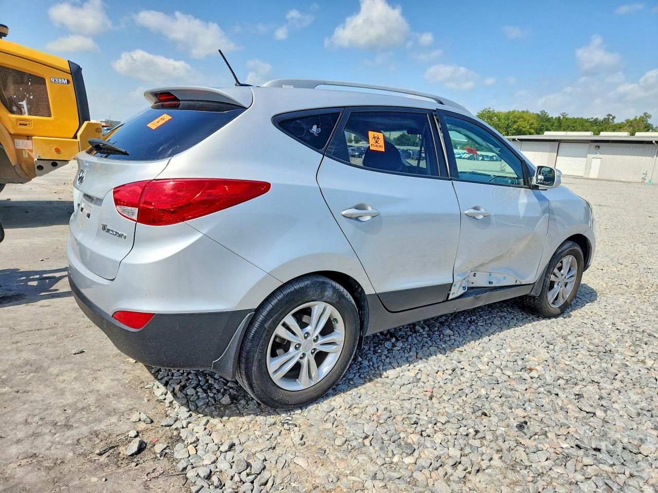 2013 Hyundai Tucson Gls Silver vin: KM8JU3AC3DU656822