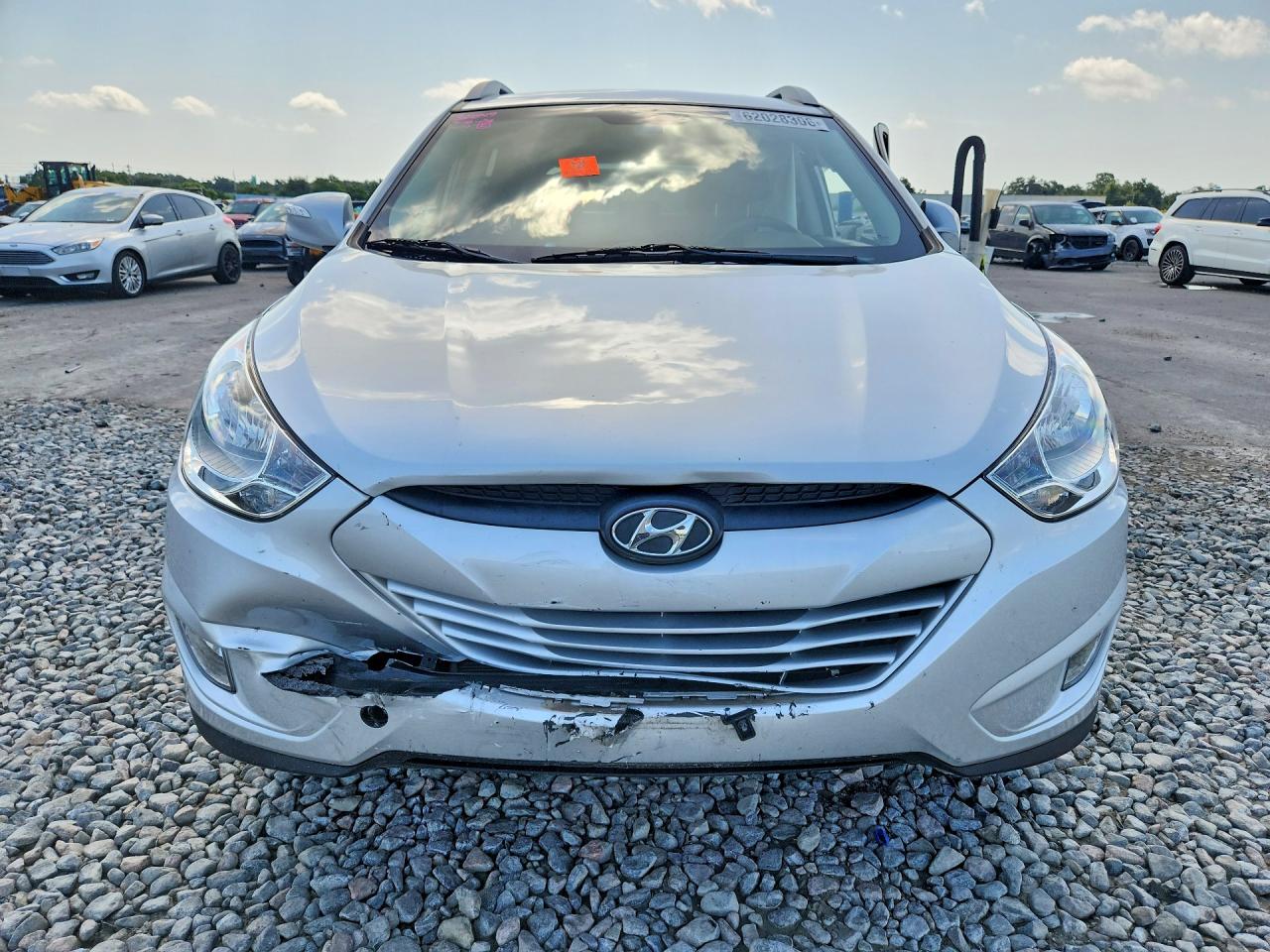 2013 Hyundai Tucson Gls Silver vin: KM8JU3AC3DU656822