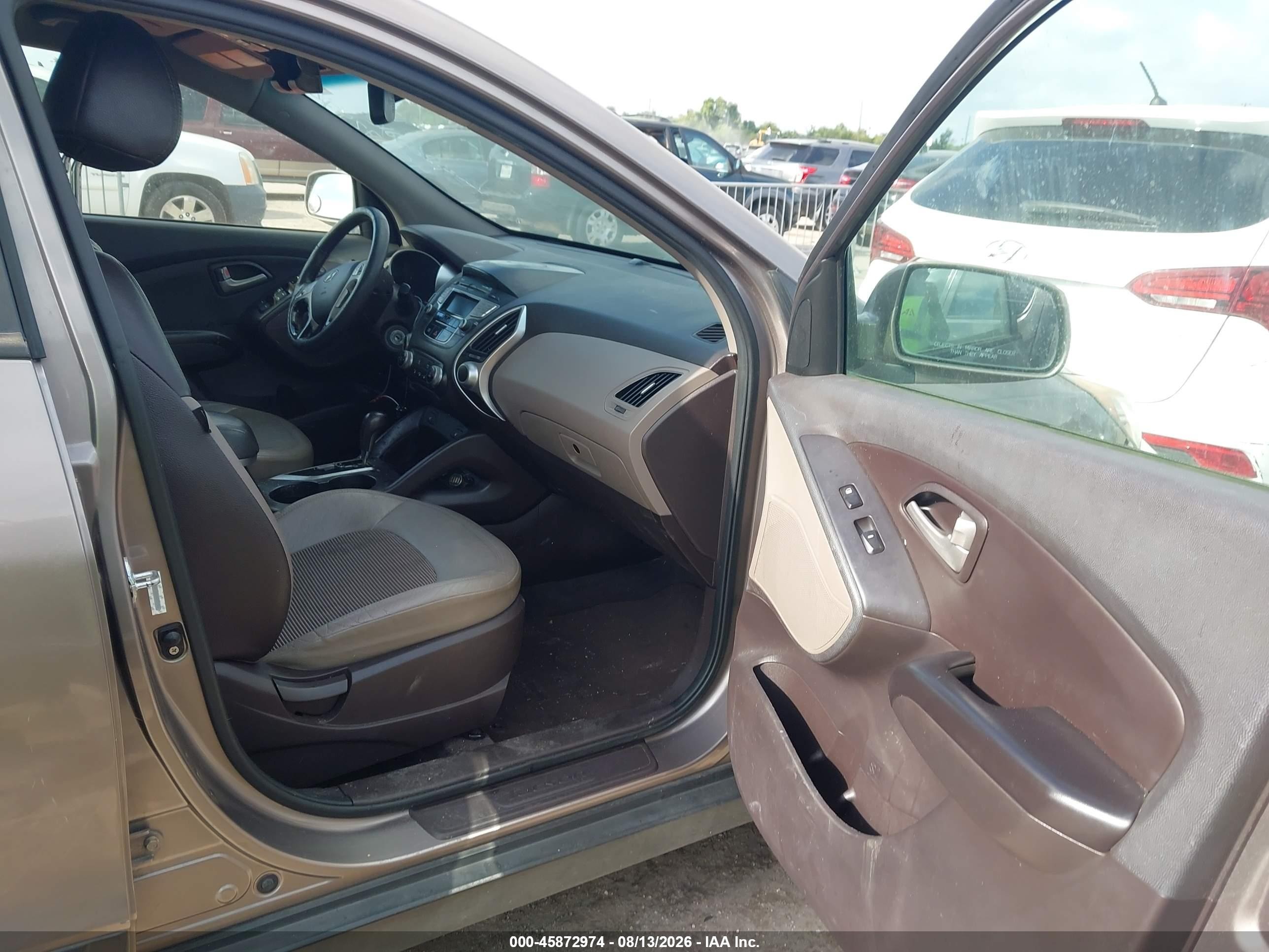 2013 Hyundai Tucson Gls Gray vin: KM8JU3AC3DU669750