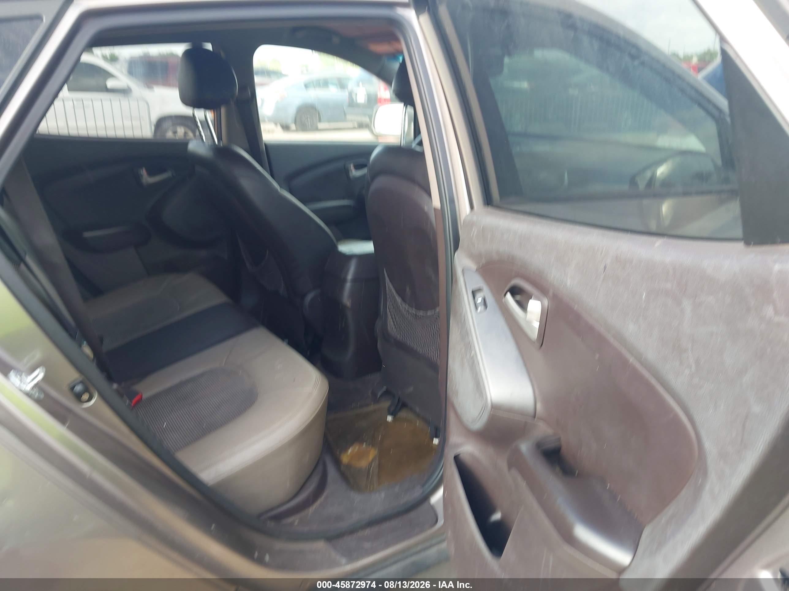 2013 Hyundai Tucson Gls Gray vin: KM8JU3AC3DU669750