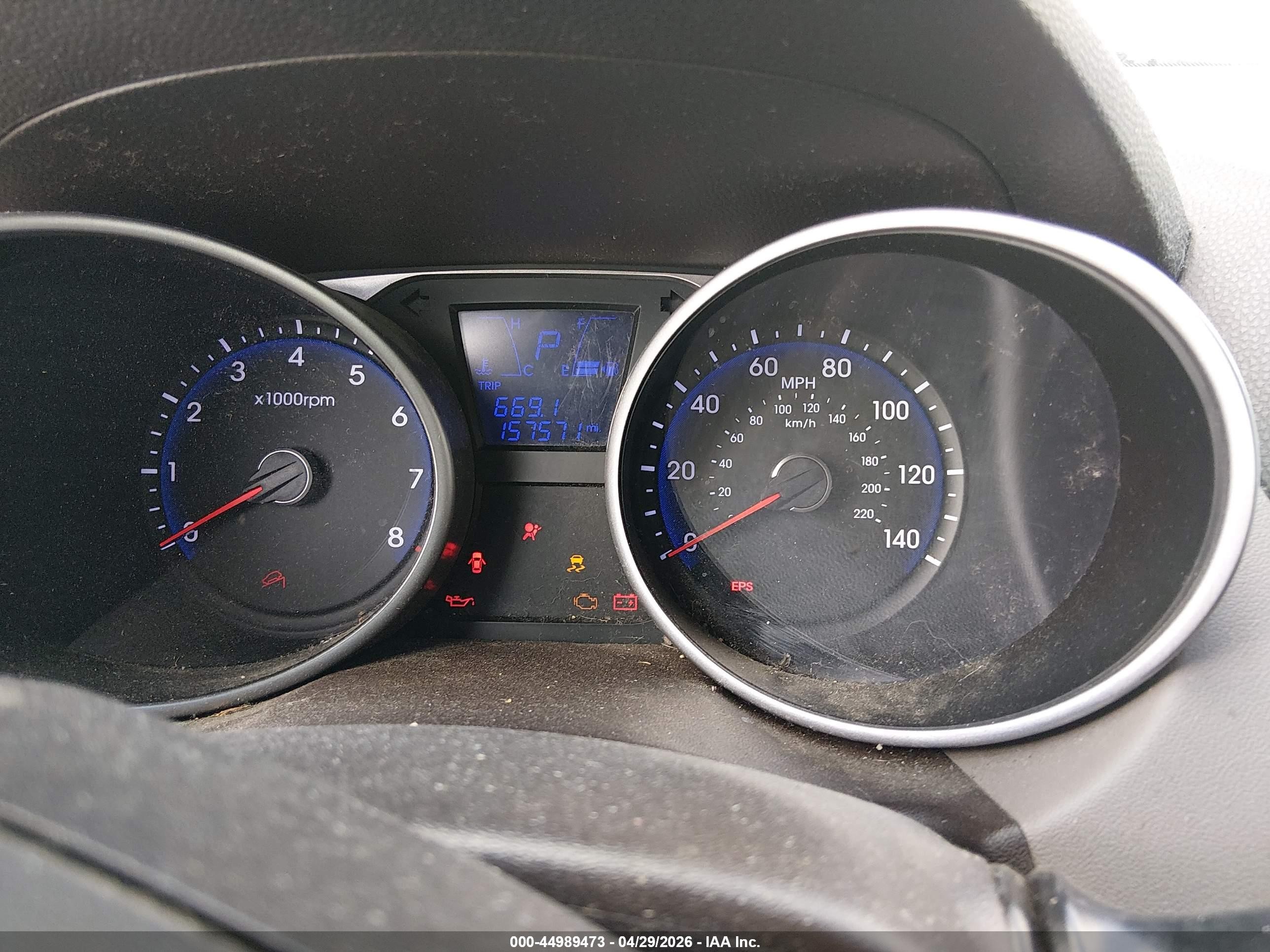 2013 Hyundai Tucson Gls Light Blue vin: KM8JU3AC3DU693546